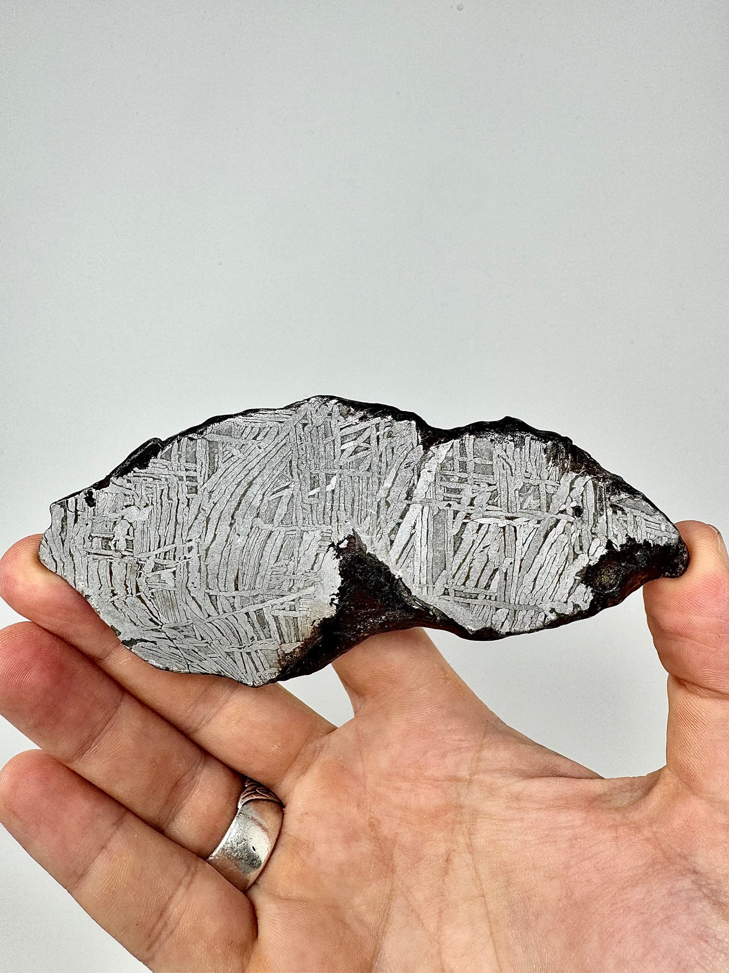 138.7g Aletai Meteorite - Beautiful Pattern - From The Core Of An Asteroid!