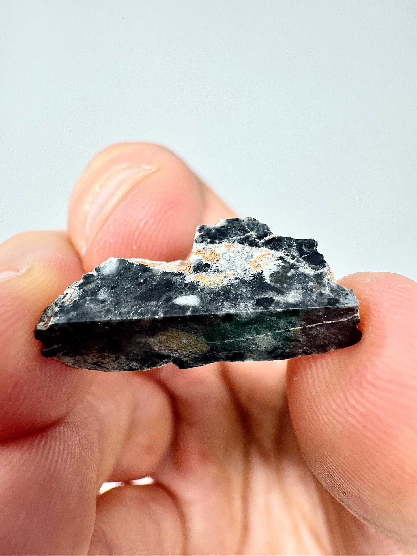 Bechar 003 Lunar Feldspathic Breccia- End/Wedge Cut - 1.8g - A Piece Of Our Moon!
