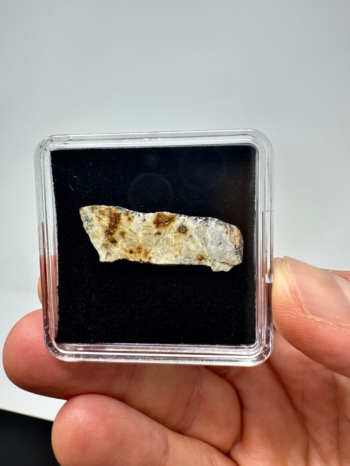 2.1g Djoua 001 Enstatite Achondrite Meteorite - Evidence of Planet Mercury - Marble Appearance