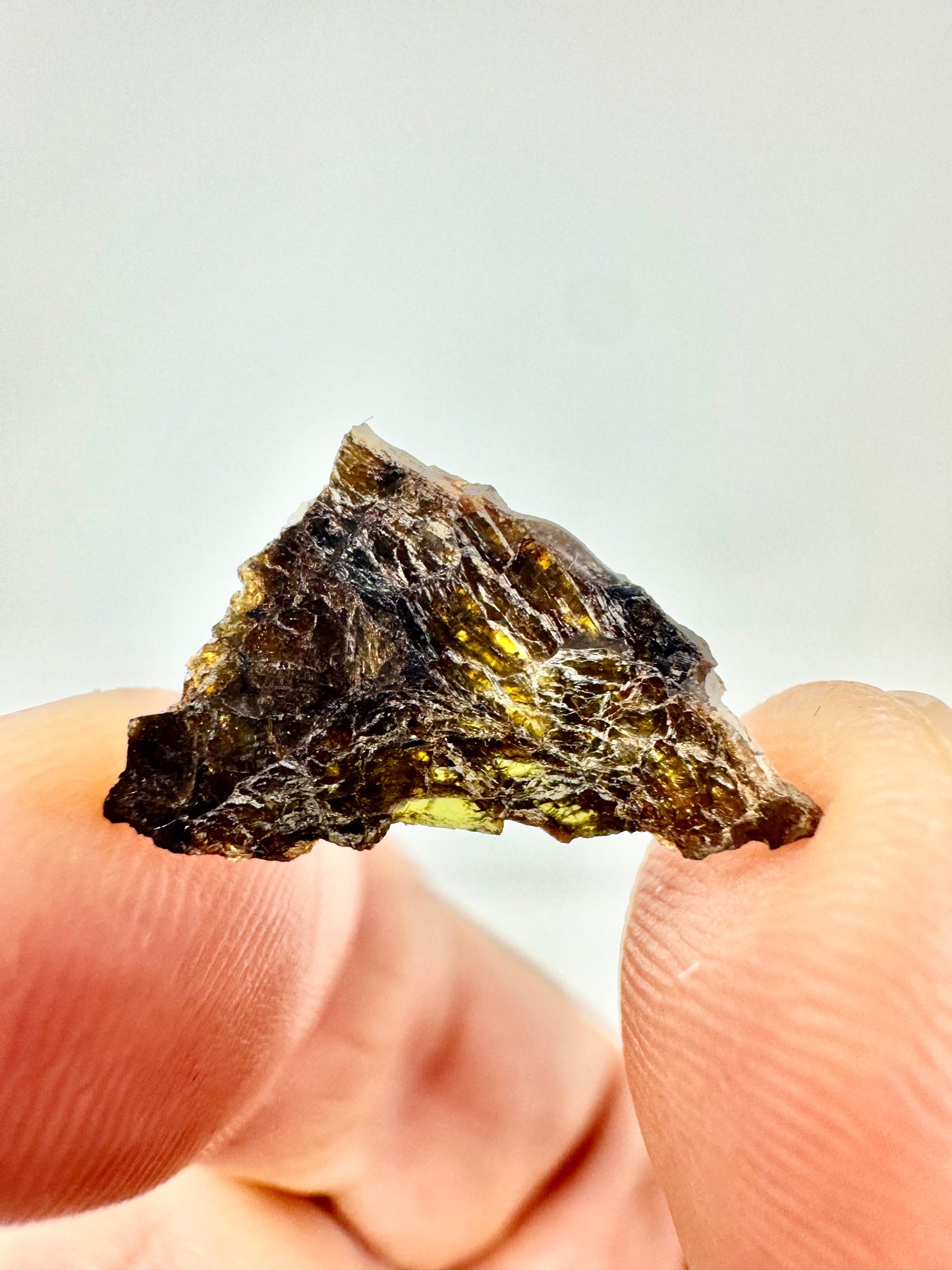 0.5g NWA 16317 Incredibly Translucent Diogenite Meteorite - Parent Body: Asteroid Vesta