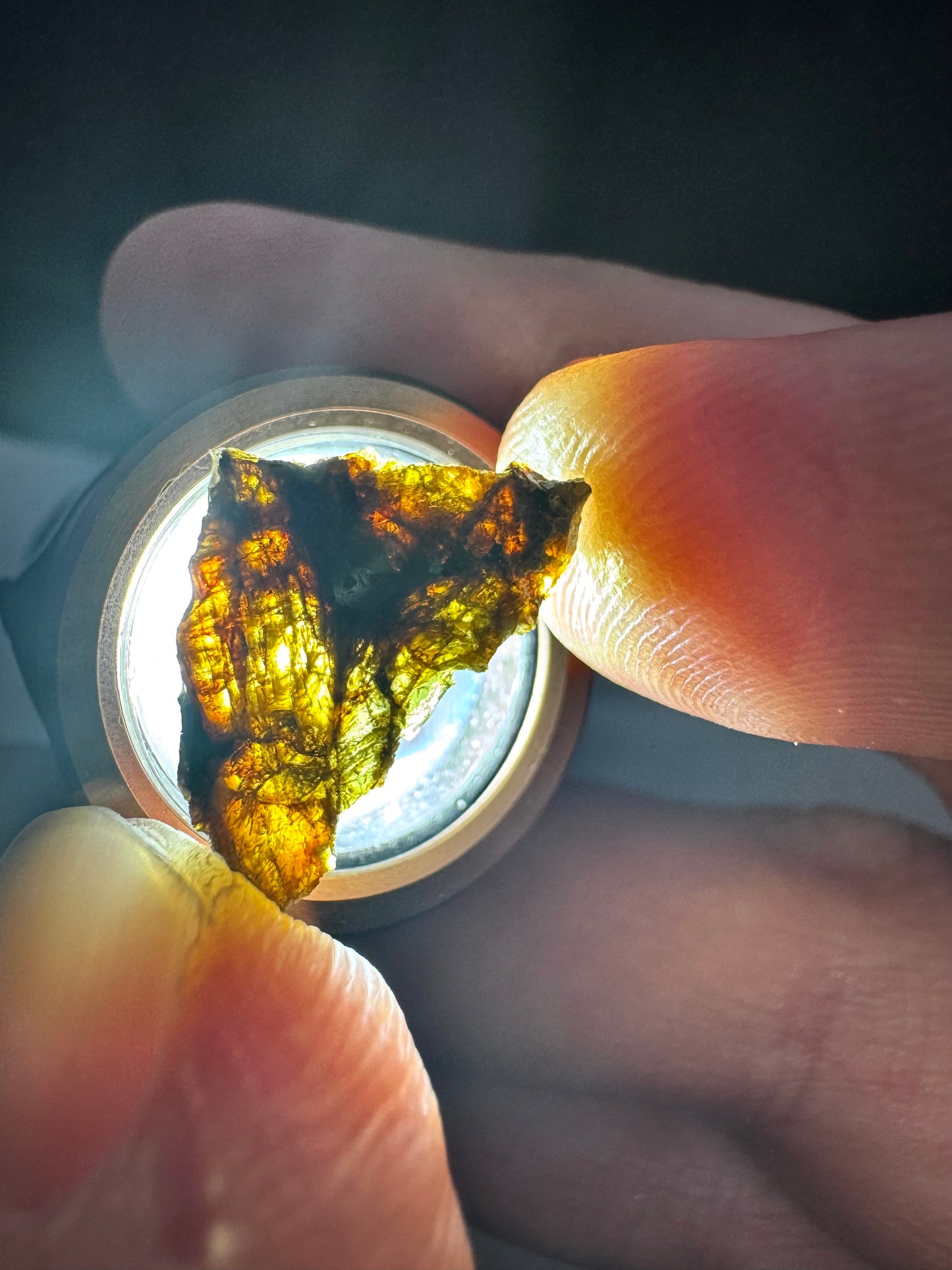 0.5g NWA 16317 Incredibly Translucent Diogenite Meteorite - Parent Body: Asteroid Vesta