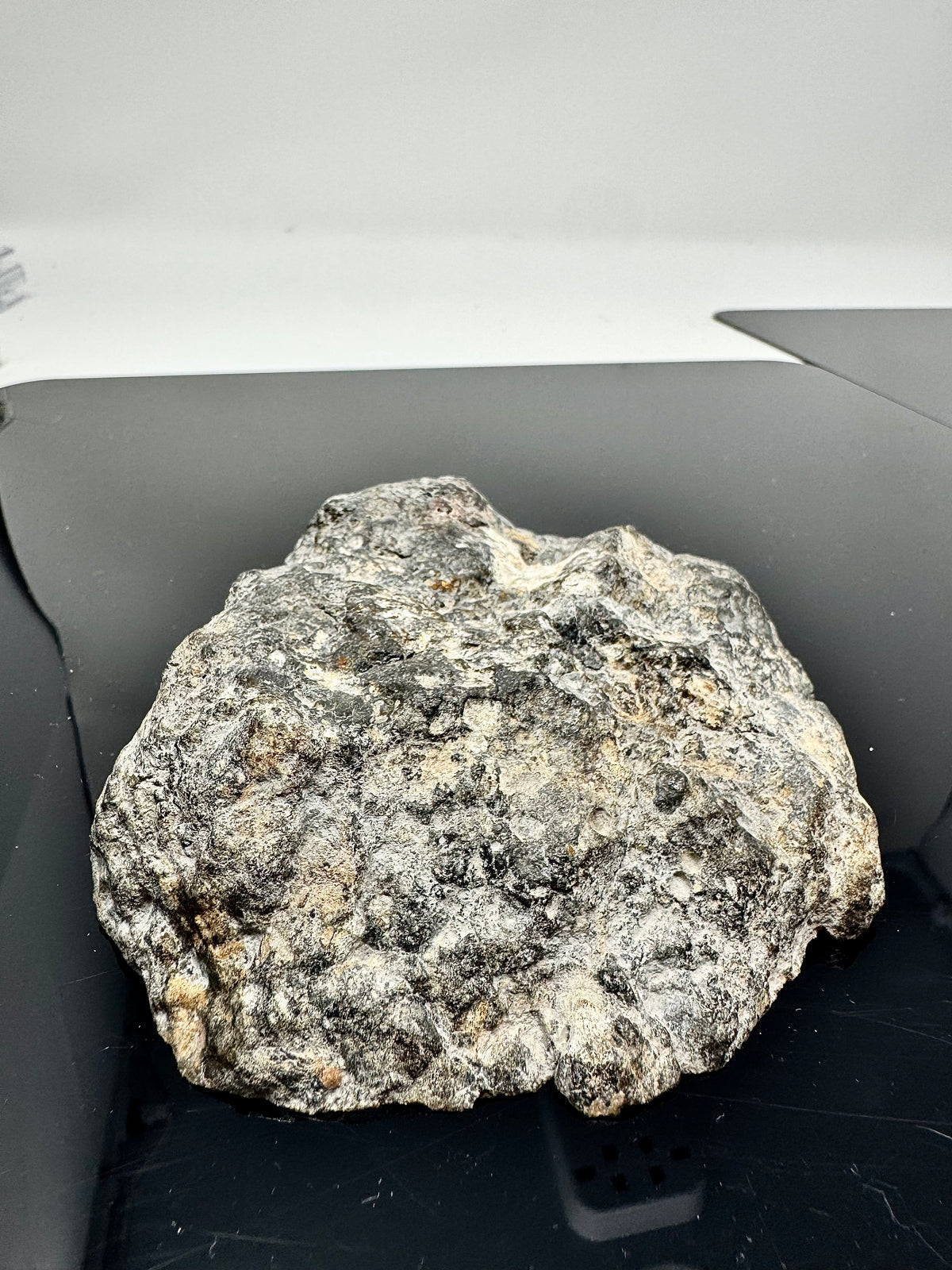 NEW/MAIN MASS/FLUORESCES! 431.5g Jaw-Dropping Personal Classification of NWA 18785 Aubrite - Fragmental Monomict Breccia, Enstatite Achondrite Meteorite - Evidence of Possible Linkage To Planet Mercury