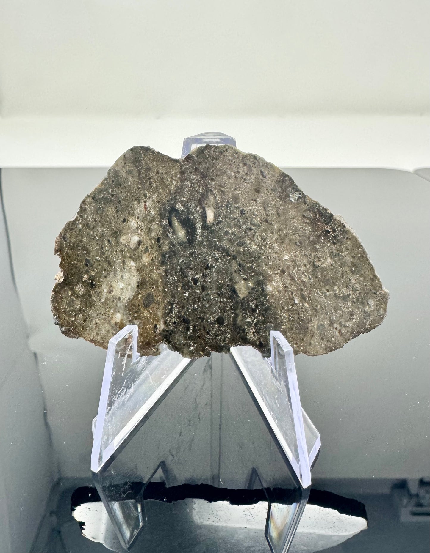 NEW!  Rare Lunar Troctolite - 14.6g - Lunar Meteorite From Deep Within The Moon’s Crust