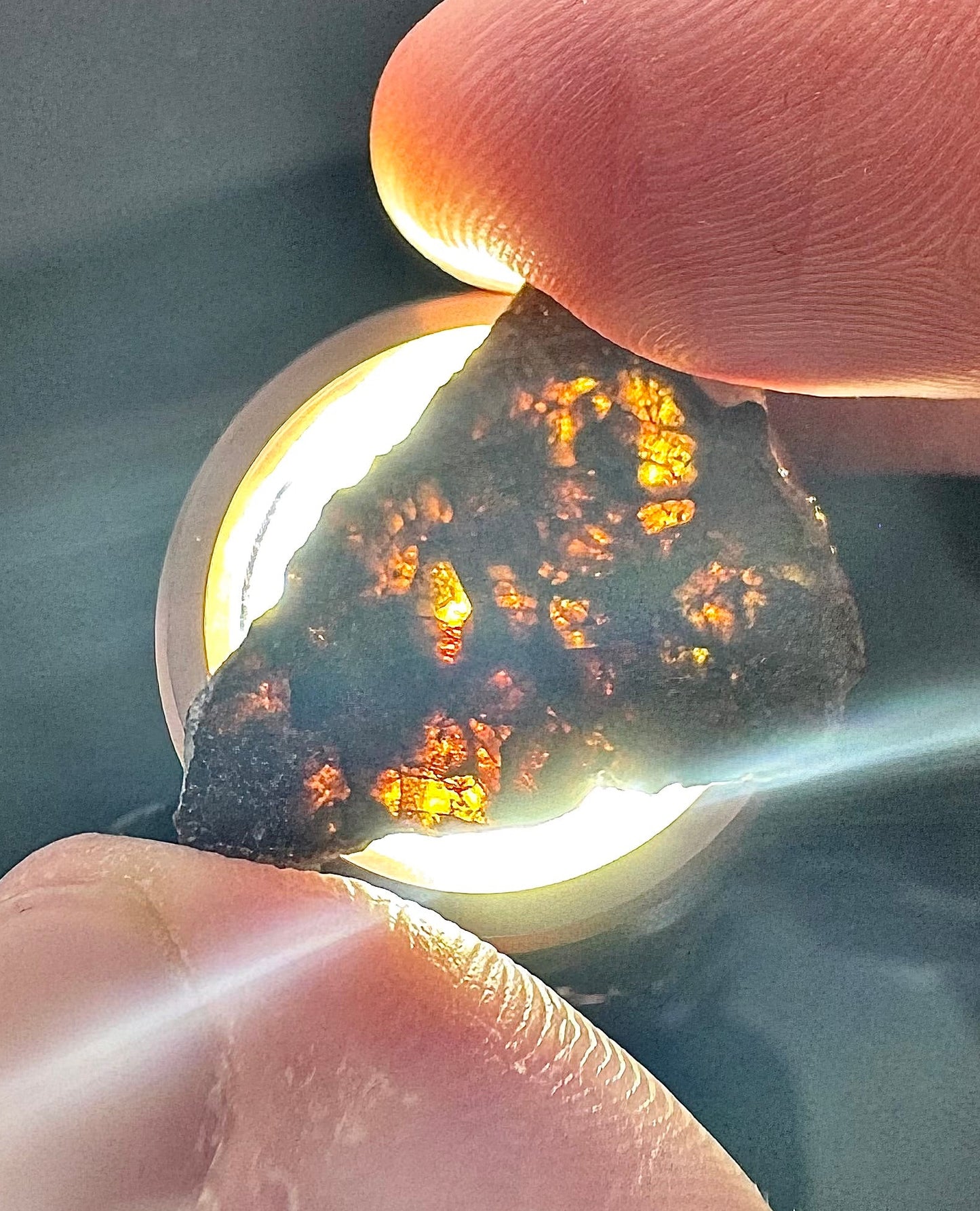 1.2g NWA 16317 Translucent Diogenite Meteorite - Parent Body: Asteroid Vesta