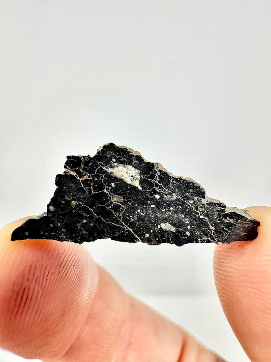 Mesmerizing NWA 13951 “Starry Night” Lunar Meteorite Slice - 1.4g