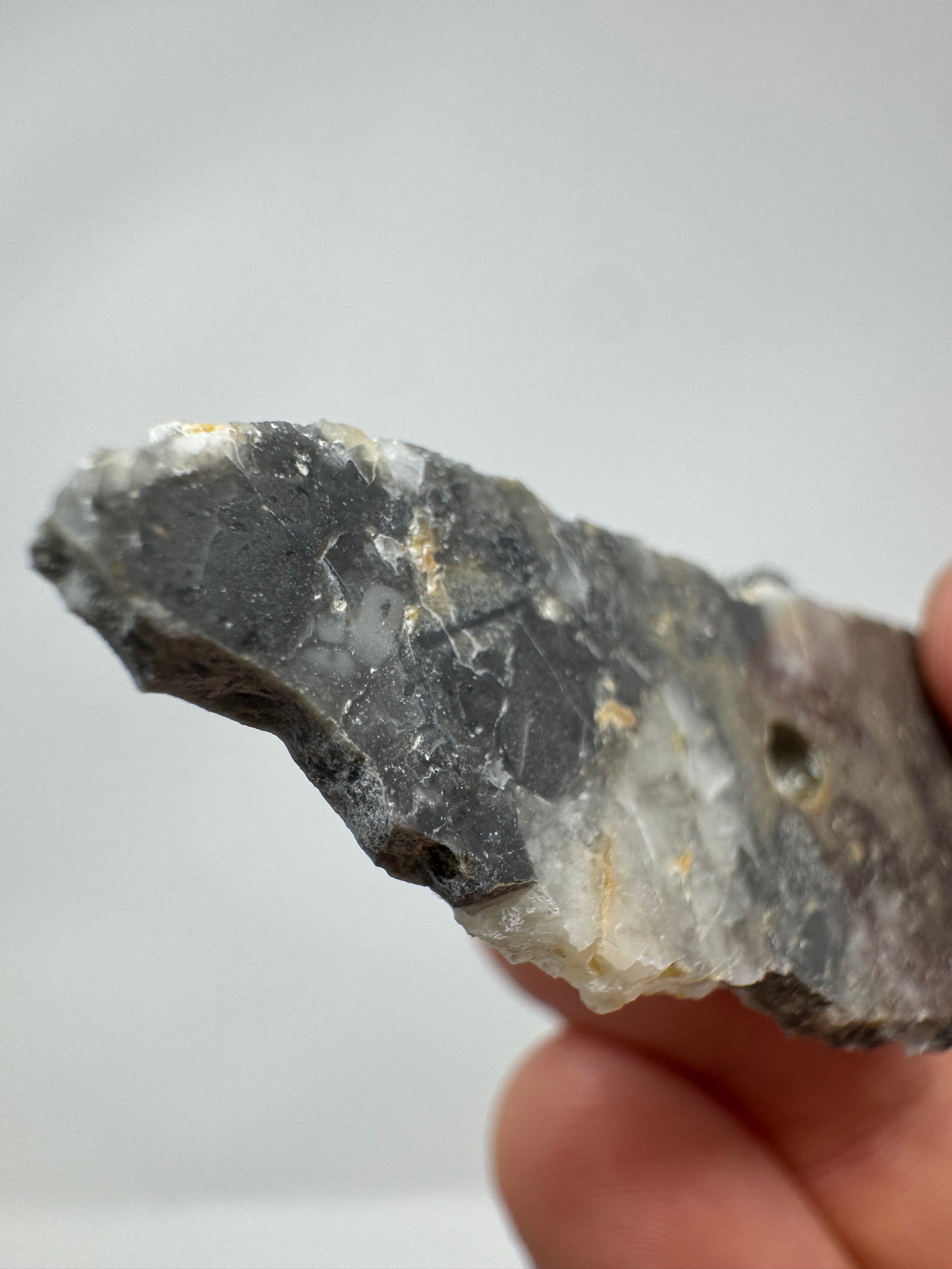 Nagjir 005 Lunar Melt Breccia - 4.6g  w/ Natural Hole - A Beautiful, Rare Lunar Meteorite From The Moon!