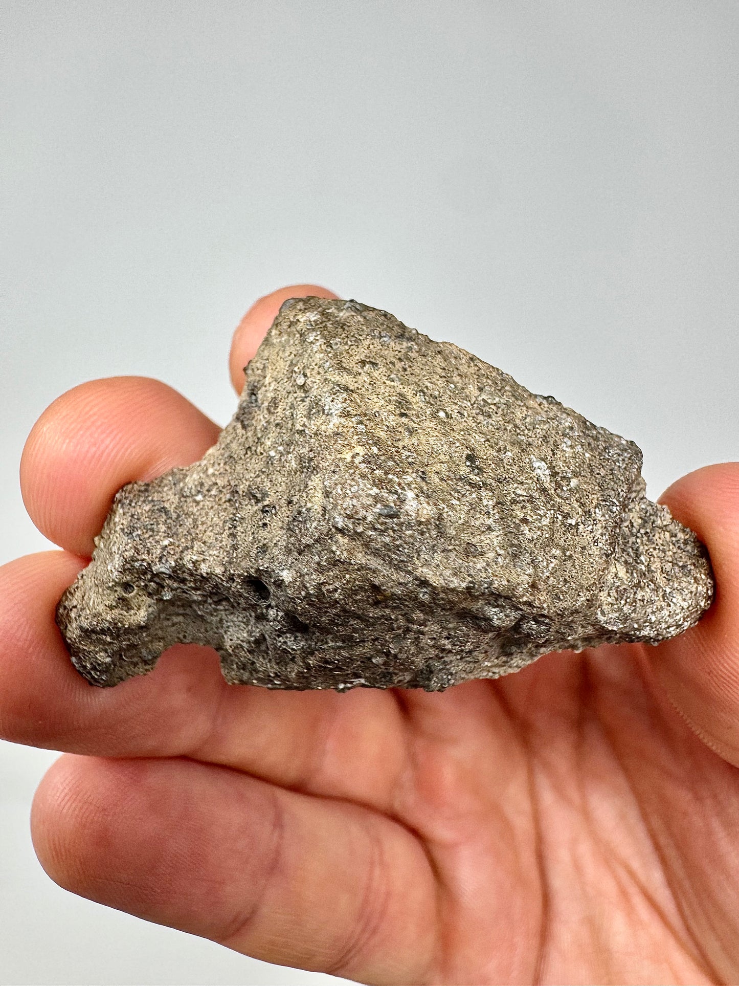Rare NEA 089 Lunar Troctolitic Melt - END CUT - 20.4g - Lunar Meteorite From Deep Within The Moon’s Crust