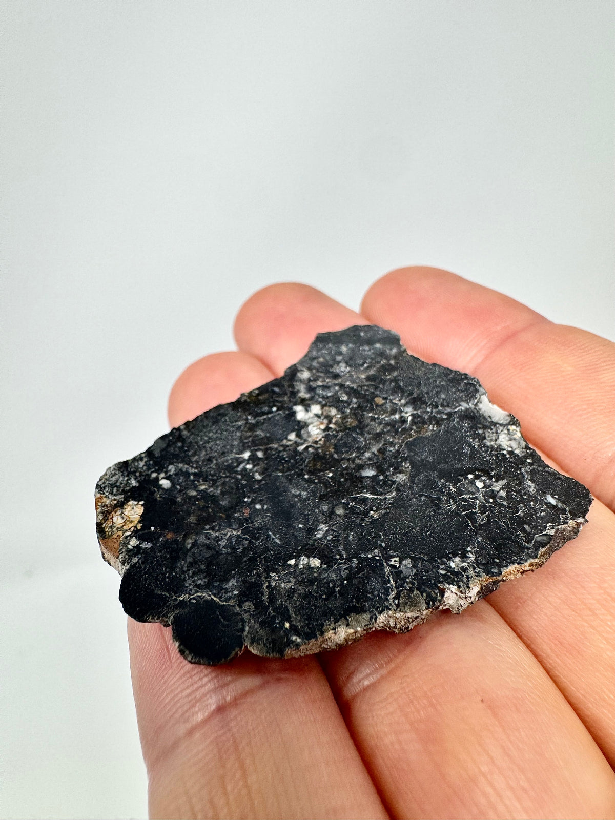 NEW: 10.6g Personal Classification of NWA 18785 Aubrite - Fragmental Monomict Breccia, Enstatite Achondrite Meteorite - Evidence of Possible Linkage To Planet Mercury