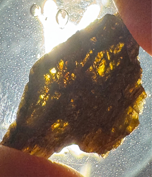 NWA 7831 Beautiful Translucent Diogenite Meteorite - 0.8g - Parent Body: Asteroid Vesta