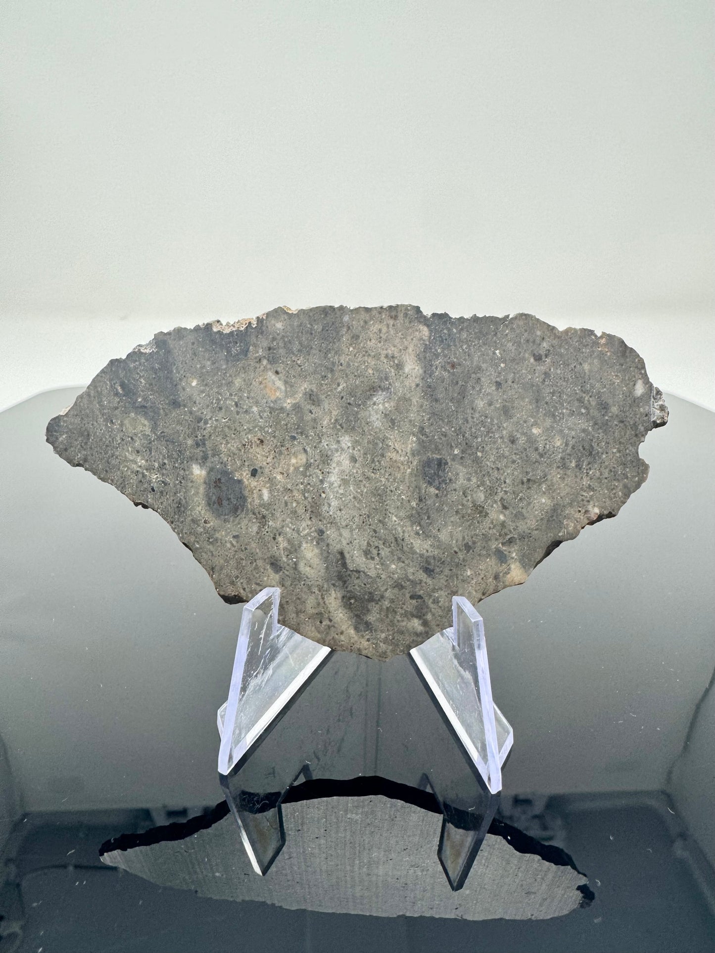NEW! Rare Lunar Troctolite - 23.2g - Lunar Meteorite From Deep Within The Moon’s Crust