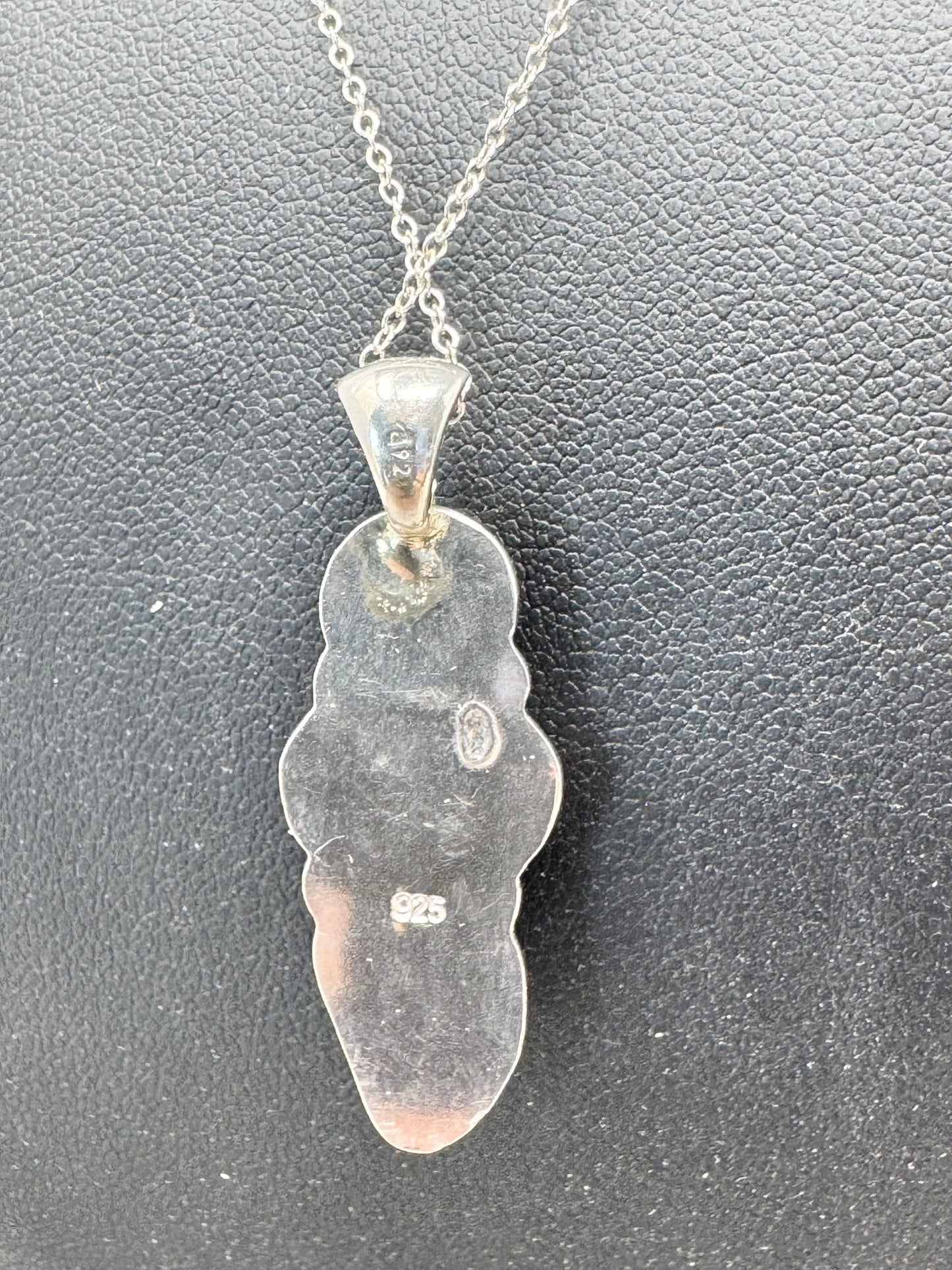 Surface of the Moon Collection: Genuine NWA 17679 Lunar Meteorite w/ Raw Diamond and Turquoise in .925 Silver Necklace - Handmade/One of a Kind w/ Lunar Moon Dust Infused Silver - Comes with COA
