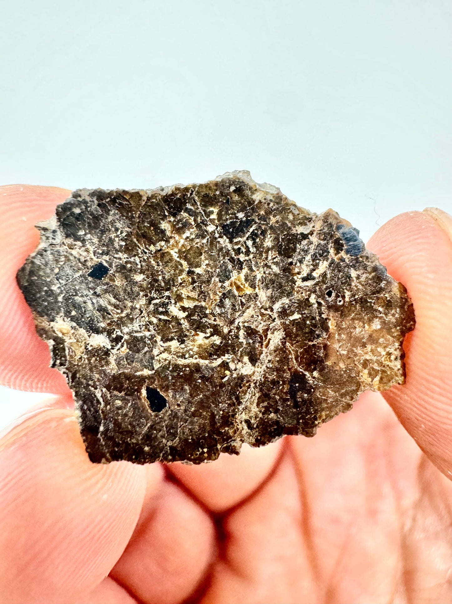 1.9g NWA 16317 Translucent Diogenite Meteorite - Parent Body: Asteroid Vesta