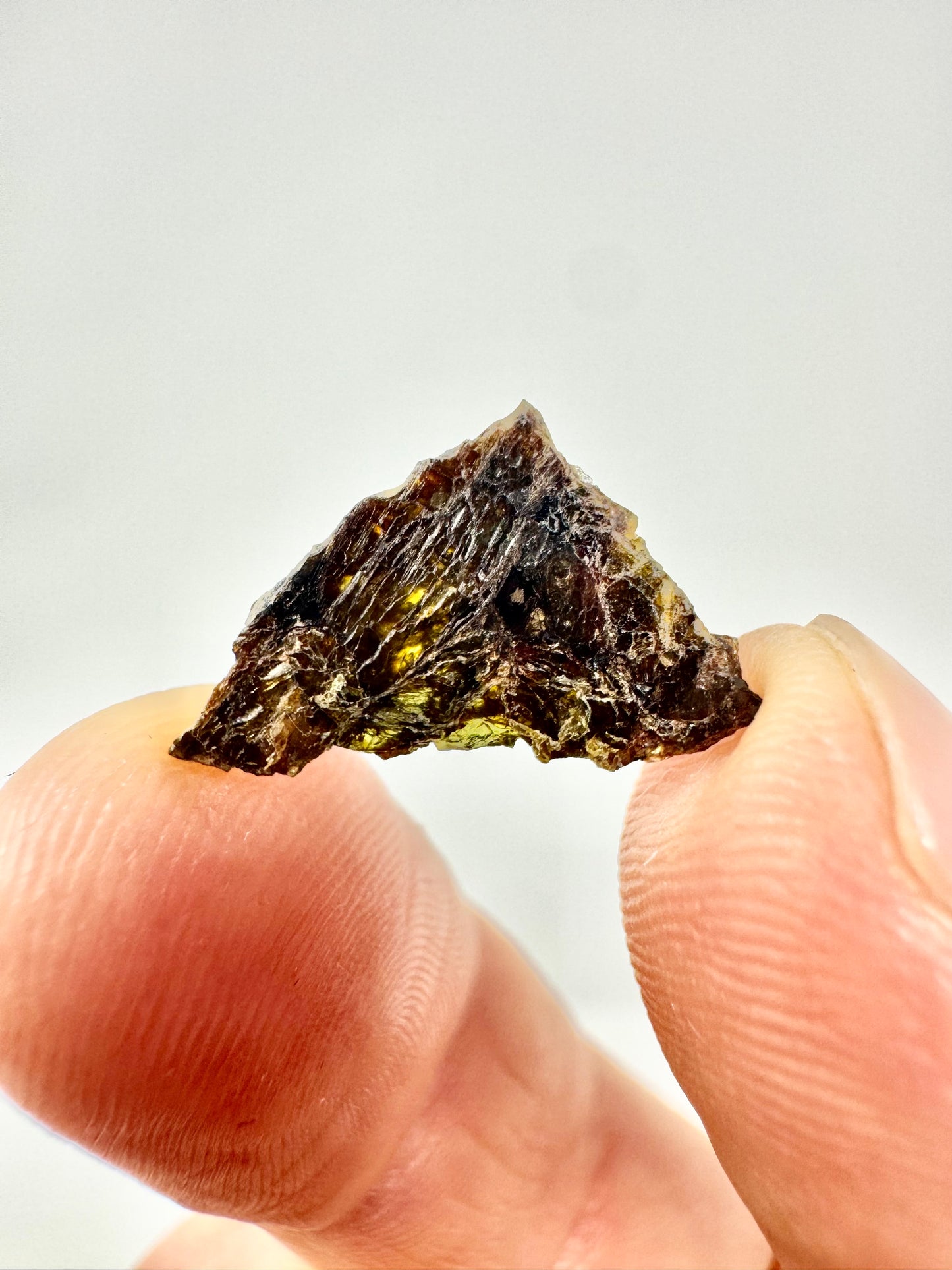 0.5g NWA 16317 Incredibly Translucent Diogenite Meteorite - Parent Body: Asteroid Vesta
