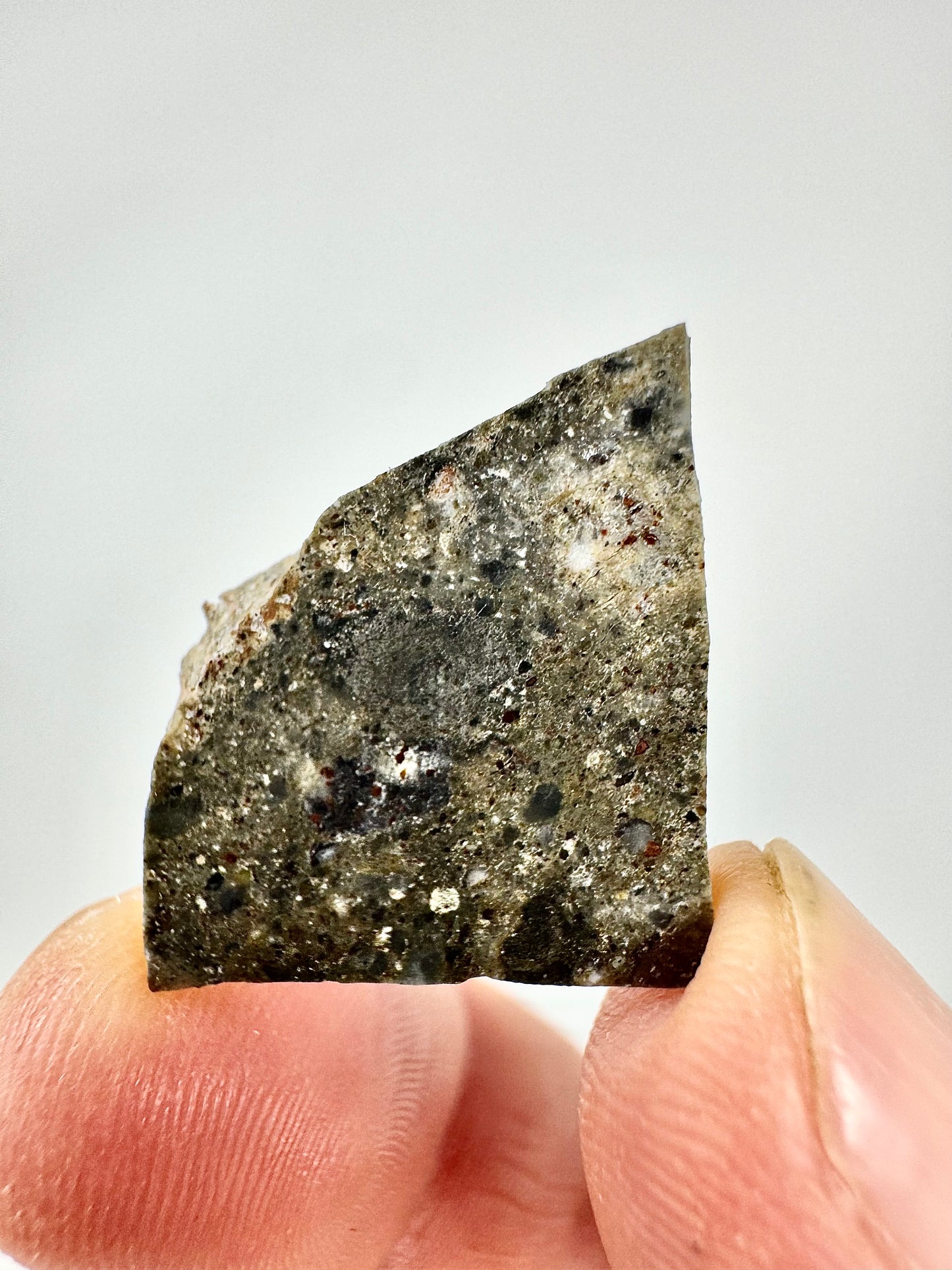 NEW! Rare Lunar Troctolite - 2.1g - Lunar Meteorite From Deep Within The Moon’s Crust