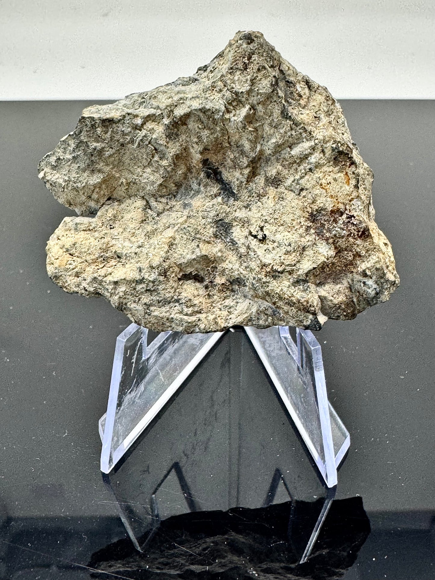 37.3g NWA 17270 Lunar Melt Breccia Meteorite END CUT - From Our Moon!