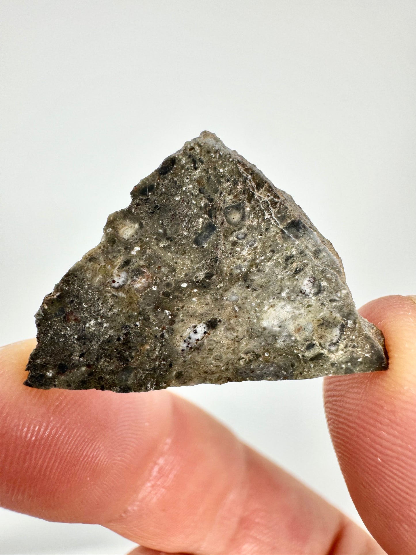 NEW! Rare Lunar Troctolite - 2.9g - Lunar Meteorite From Deep Within The Moon’s Crust