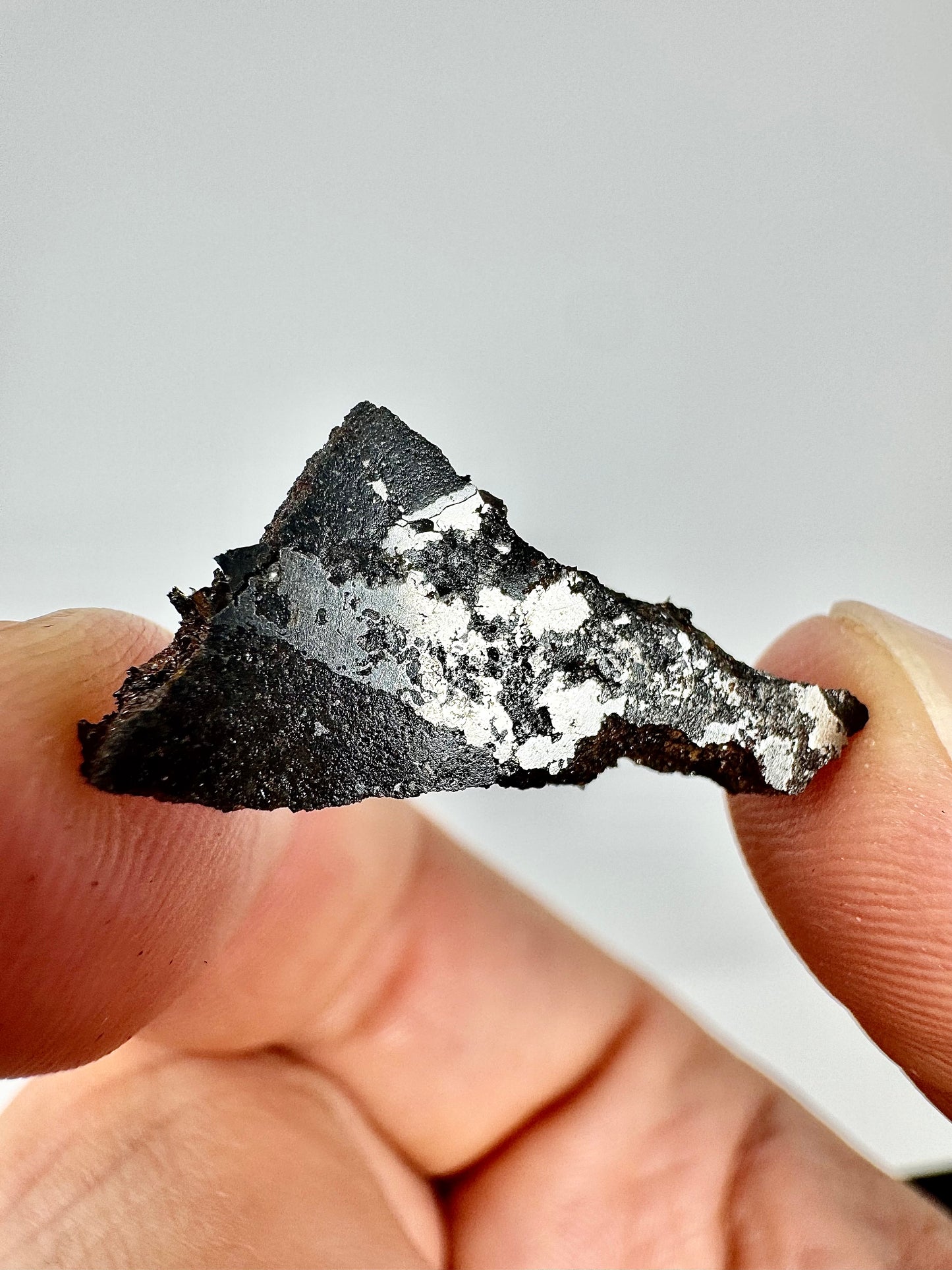 NEW! 2.5g Extremely High Iron Winonaite Meteorite Under Study - A Primitive Achondrite!