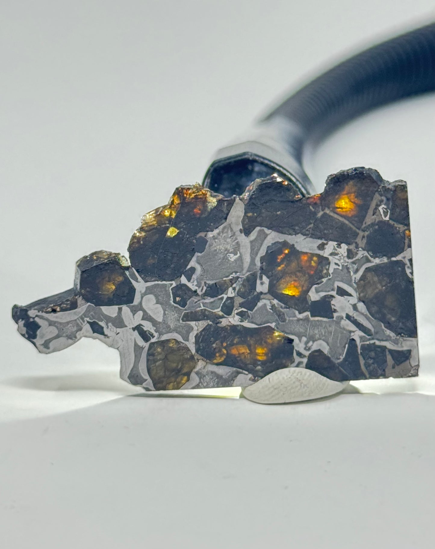 Brahin Pallasite Meteorite -13.8g - From The Mantle/Core Of An Asteroid