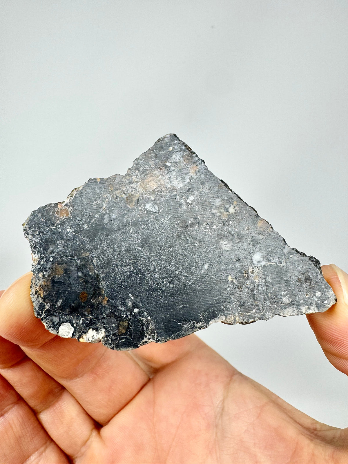 NEW! 14.3g Jaw-Dropping Personal Classification of NWA 18785 Aubrite - Fragmental Monomict Breccia, Enstatite Achondrite Meteorite - Evidence of Possible Linkage To Planet Mercury