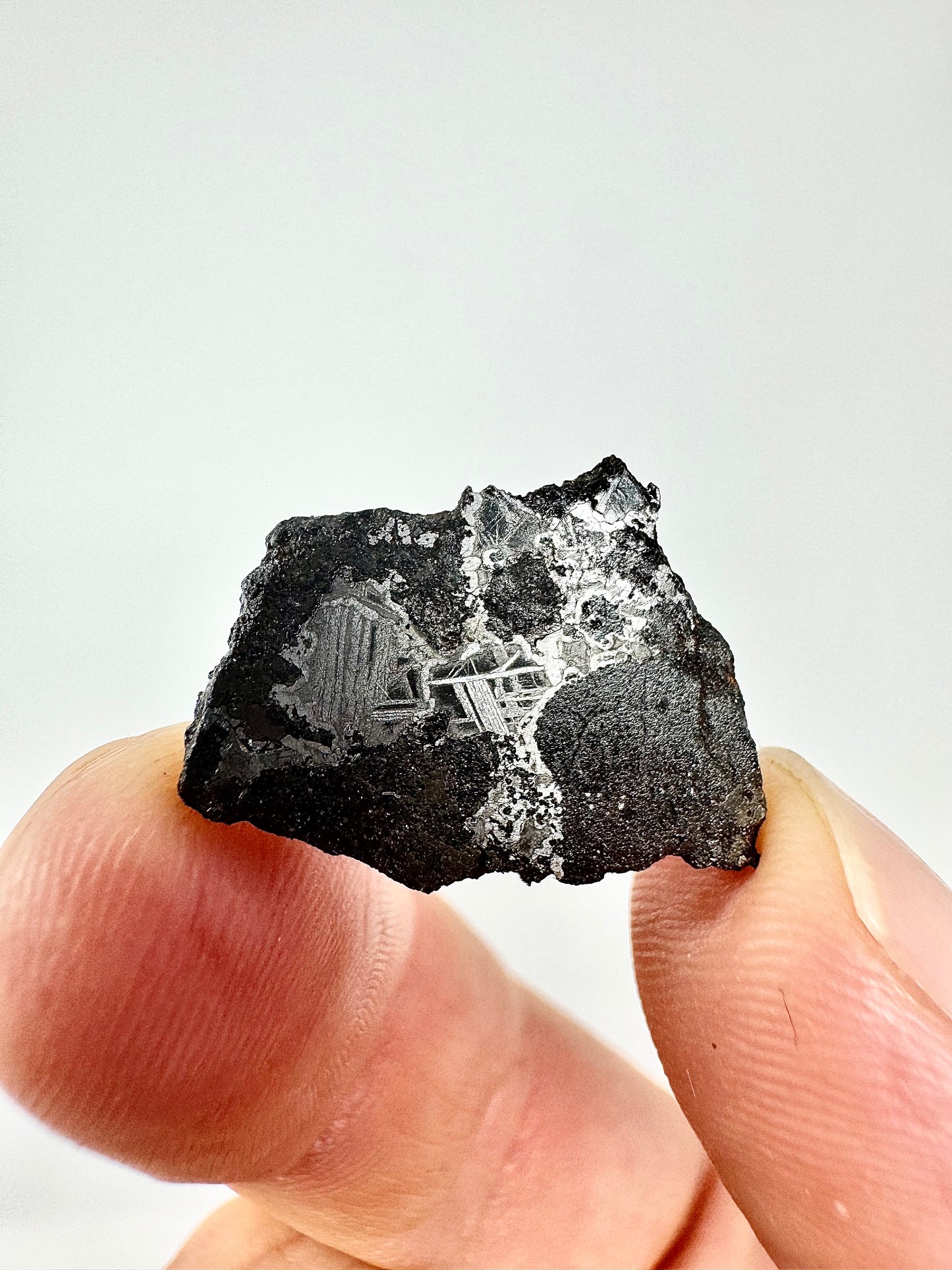 NEW! 4.0g Extremely High Iron Winonaite Meteorite Under Study - A Primitive Achondrite!
