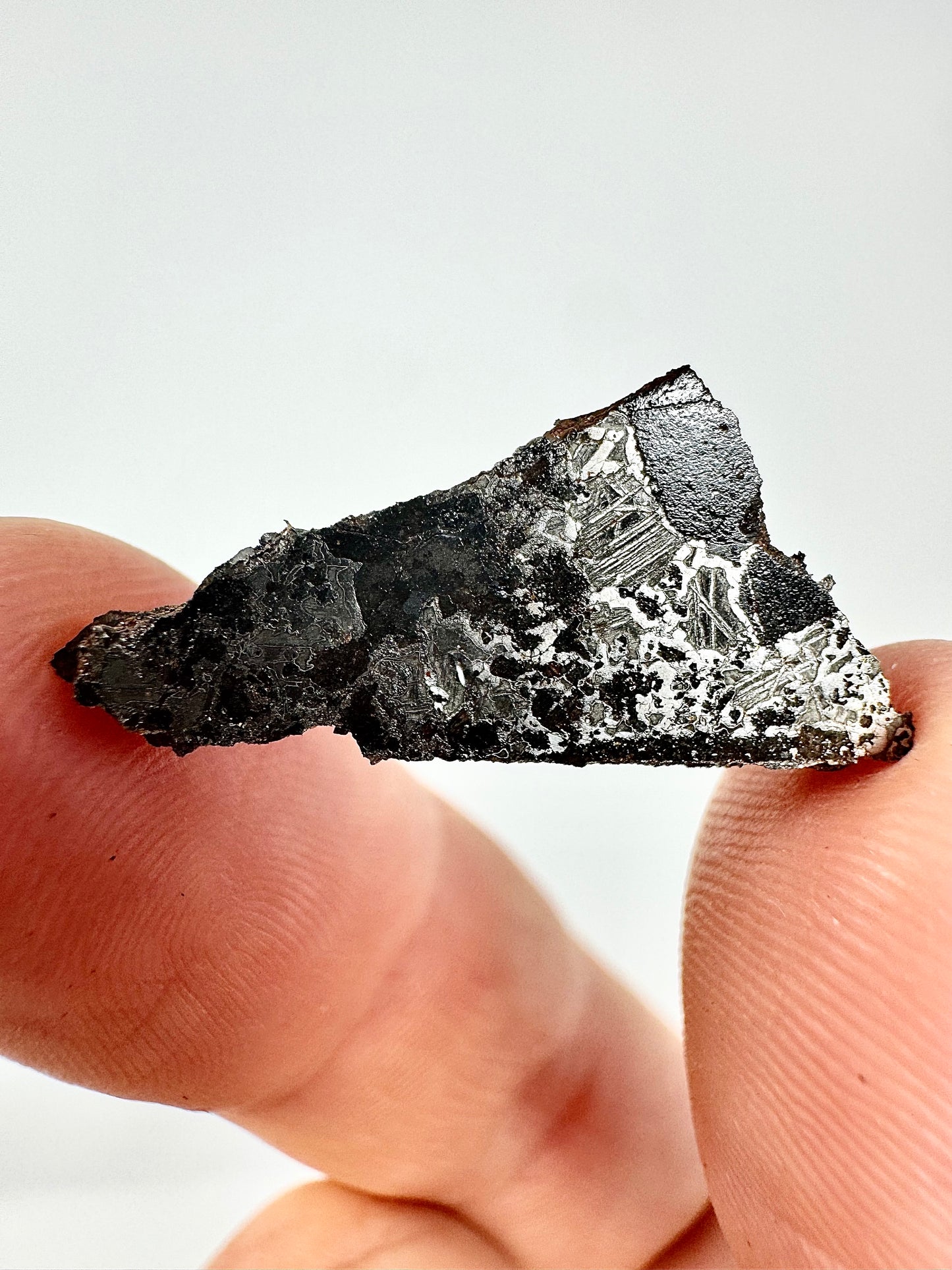 NEW! 2.5g Extremely High Iron Winonaite Meteorite Under Study - A Primitive Achondrite!