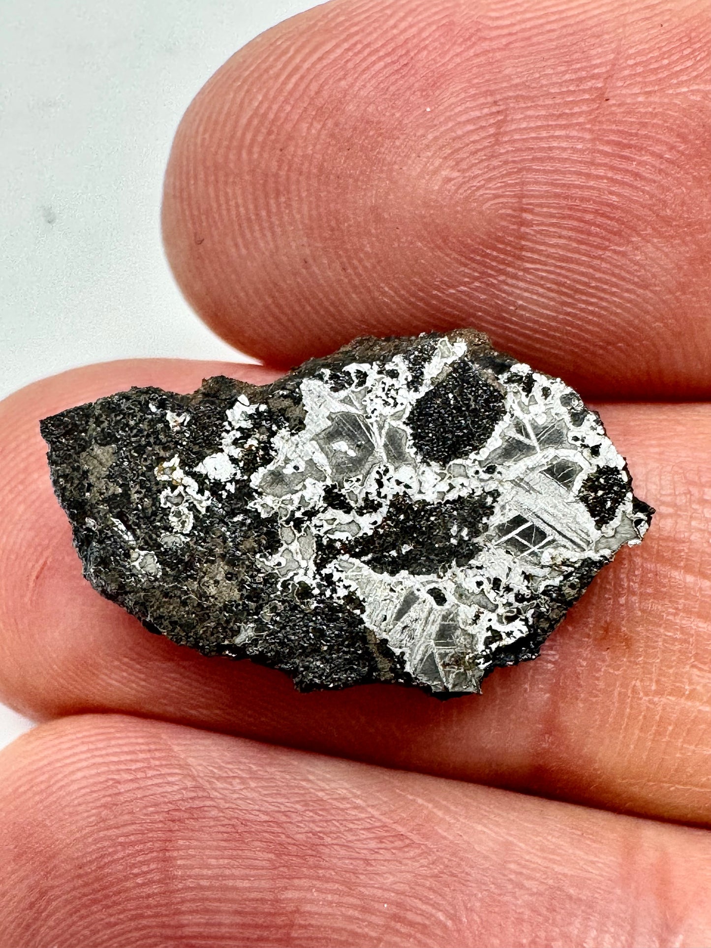 NEW! 3.5g Extremely High Iron Winonaite Meteorite Under Study - A Primitive Achondrite!