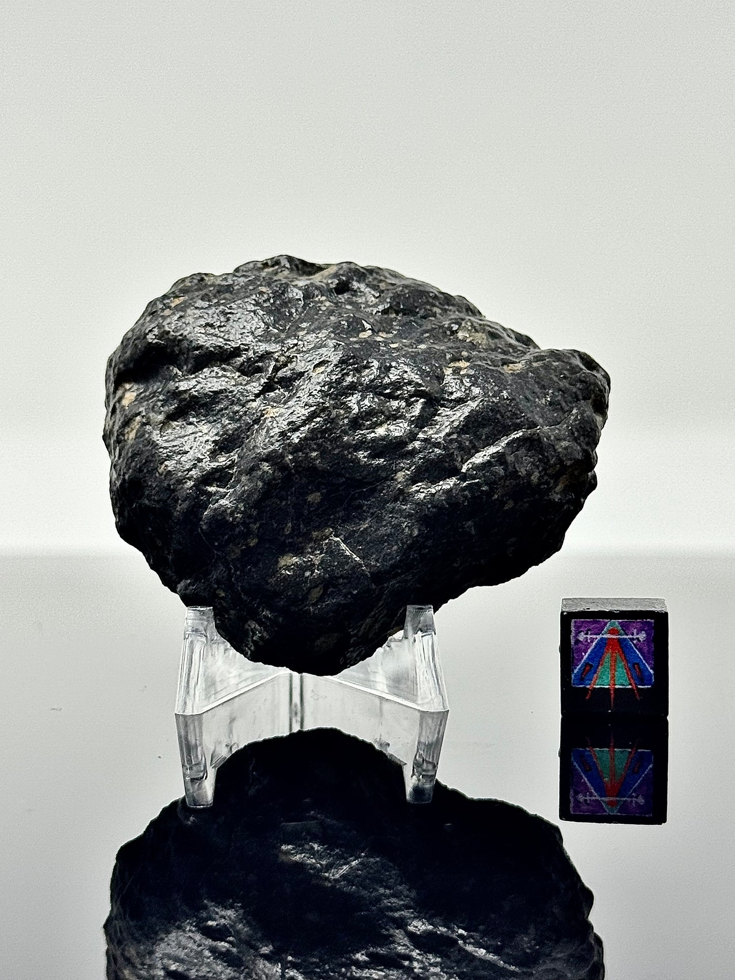 NEW! 49.5 Newly Discovered Lunar Breccia - MAIN MASS/END CUT! A Genuine Piece Of Our Moon!