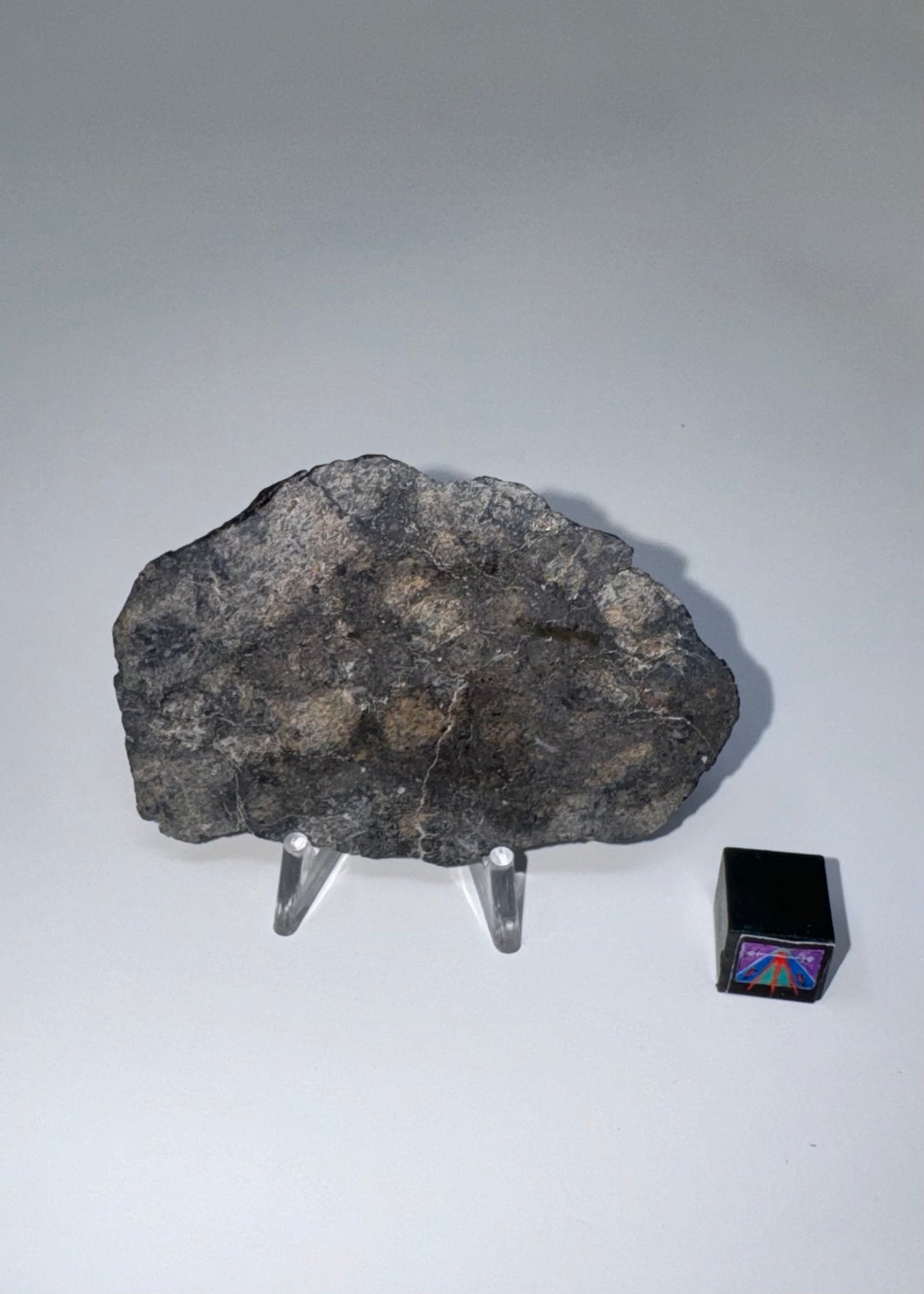 Lot 4 Météorites Noires Naturelles 2.5-3.5 Cm - Spécimens Authentiques Pour Collection, Éducation Scientifique Et Décoration