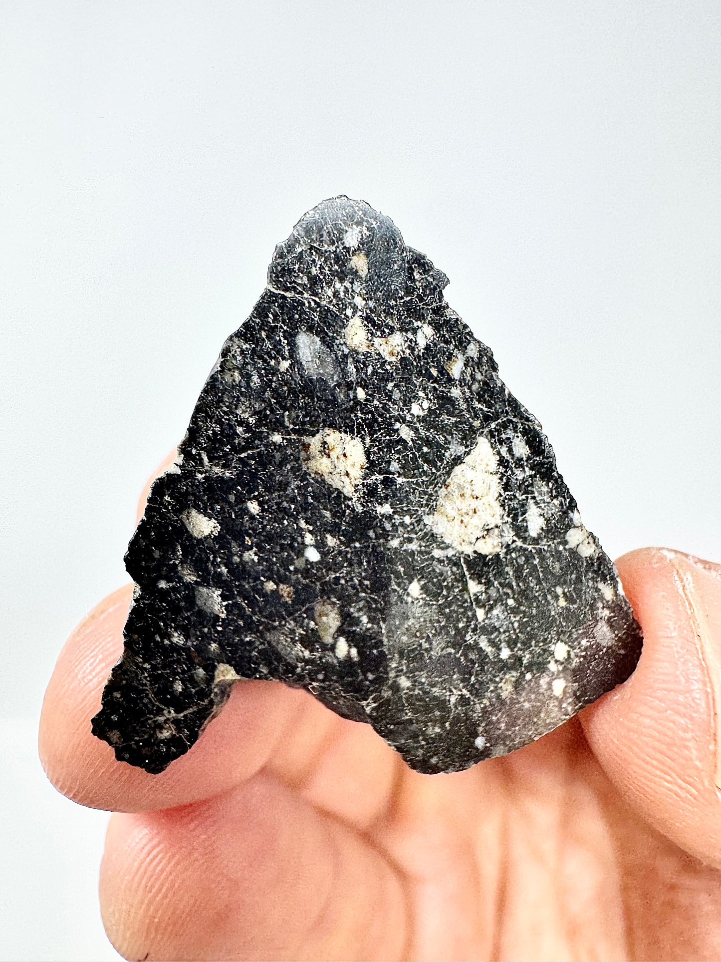 NEW! 12.3g Newly Discovered Lunar Breccia - 1 Of Only Two End Cuts! A Genuine Piece Of Our Moon!