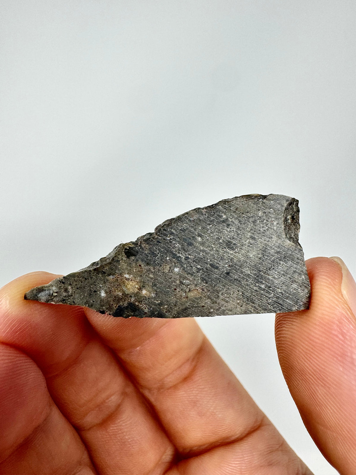 NEW! Rare Lunar Troctolite - 3.6g - Lunar Meteorite From Deep Within The Moon’s Crust