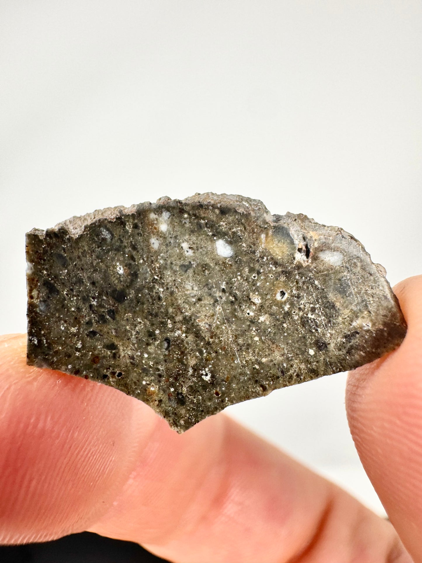 NEW! Rare Lunar Troctolite - 2.1g - Lunar Meteorite From Deep Within The Moon’s Crust