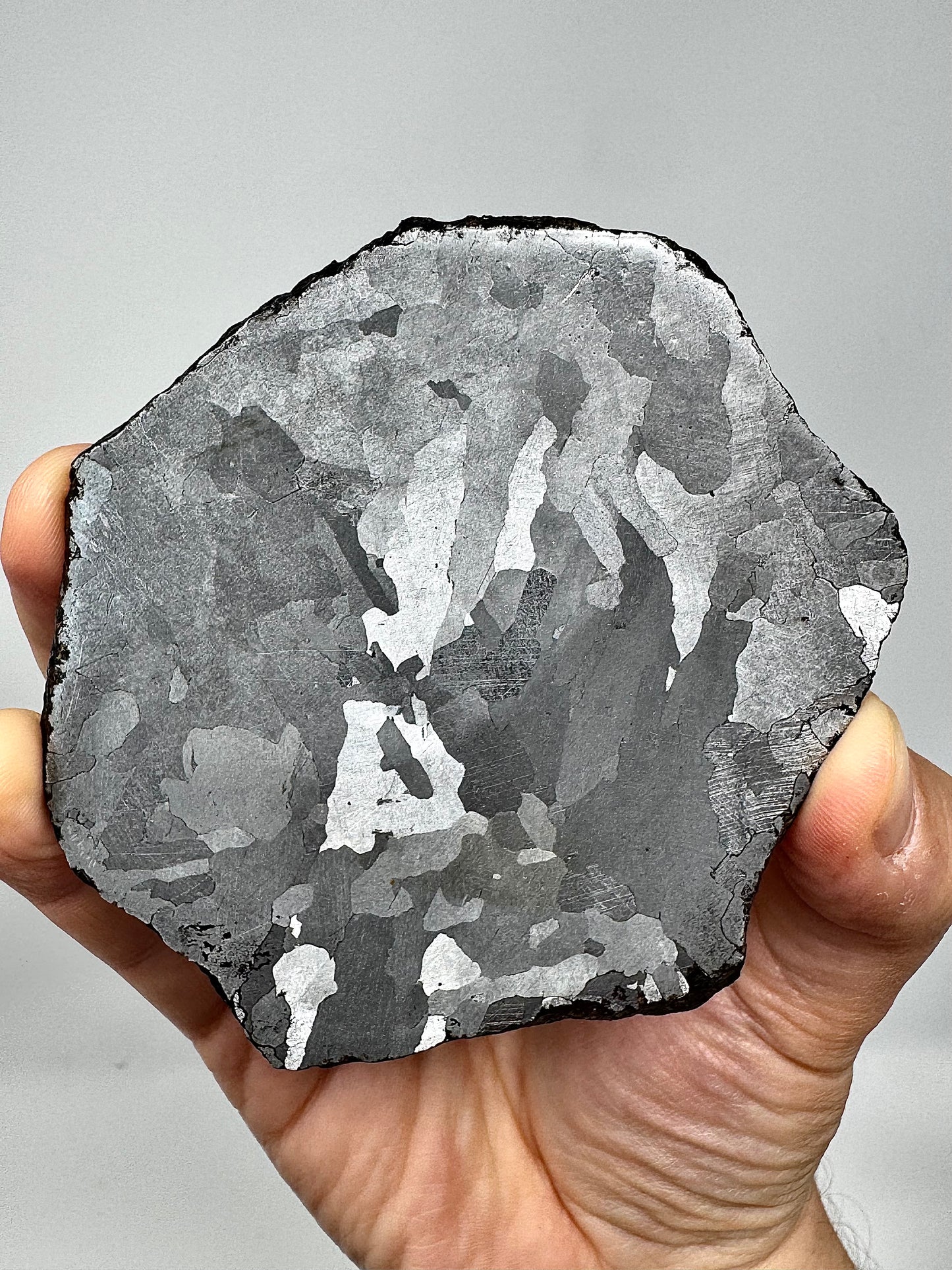 126.9g Campo Del Cielo Iron Meteorite - Beautiful Pattern - From The Core Of An Asteroid!