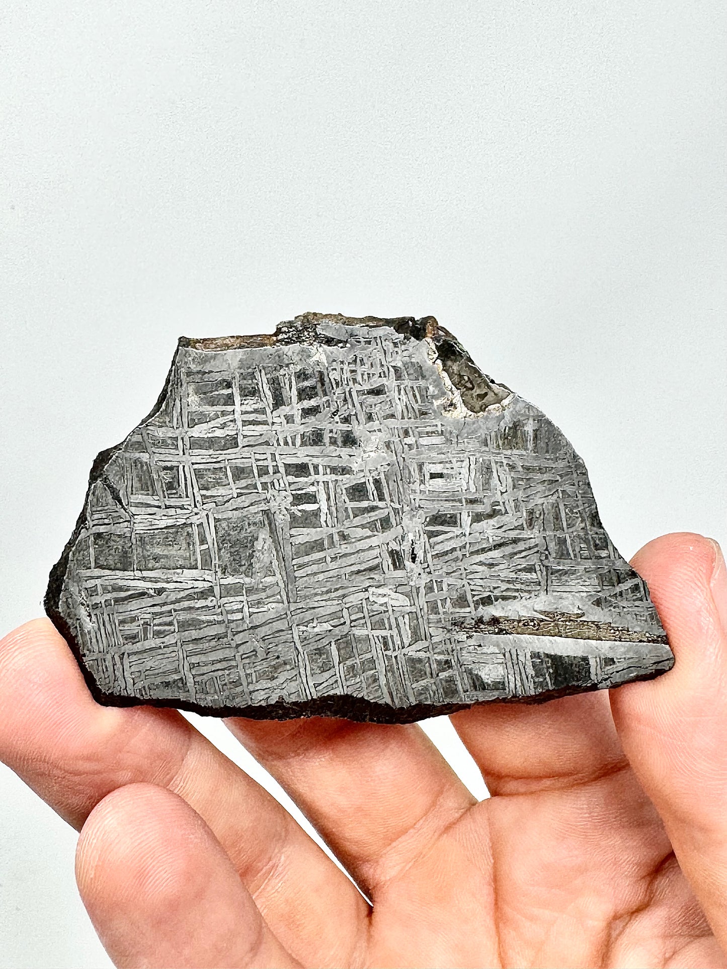 NEA 051 Iron Meteorite - 46.0g - Stunning Pattern - From The Core Of An Asteroid!
