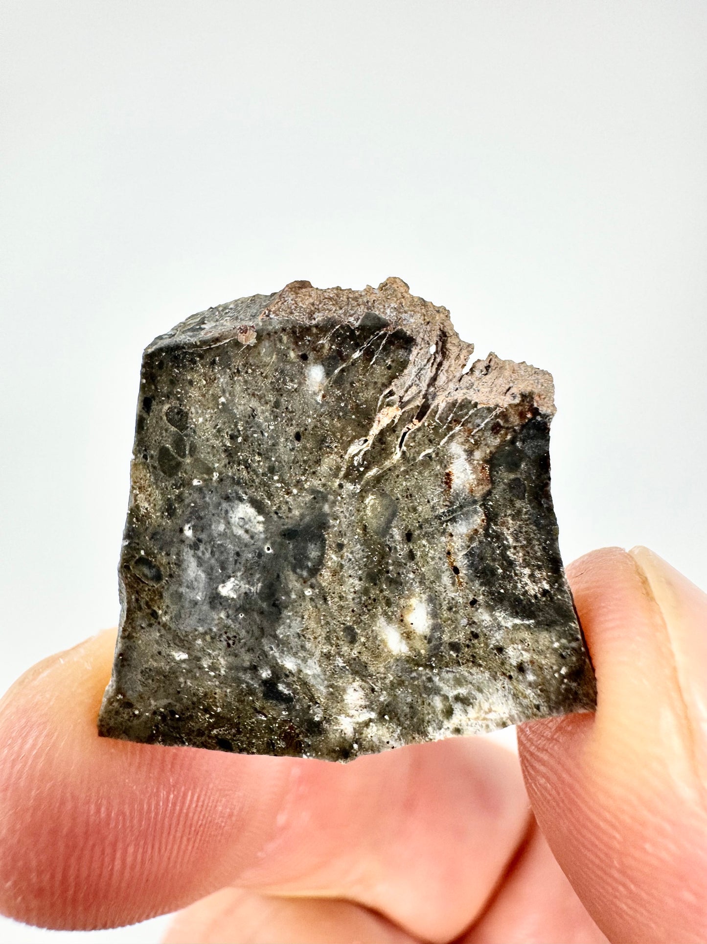 NEW! Rare Lunar Troctolite - 2.6g - Lunar Meteorite From Deep Within The Moon’s Crust