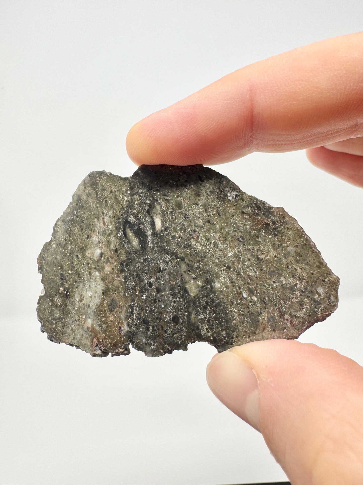 NEW!  Rare Lunar Troctolite - 14.6g - Lunar Meteorite From Deep Within The Moon’s Crust