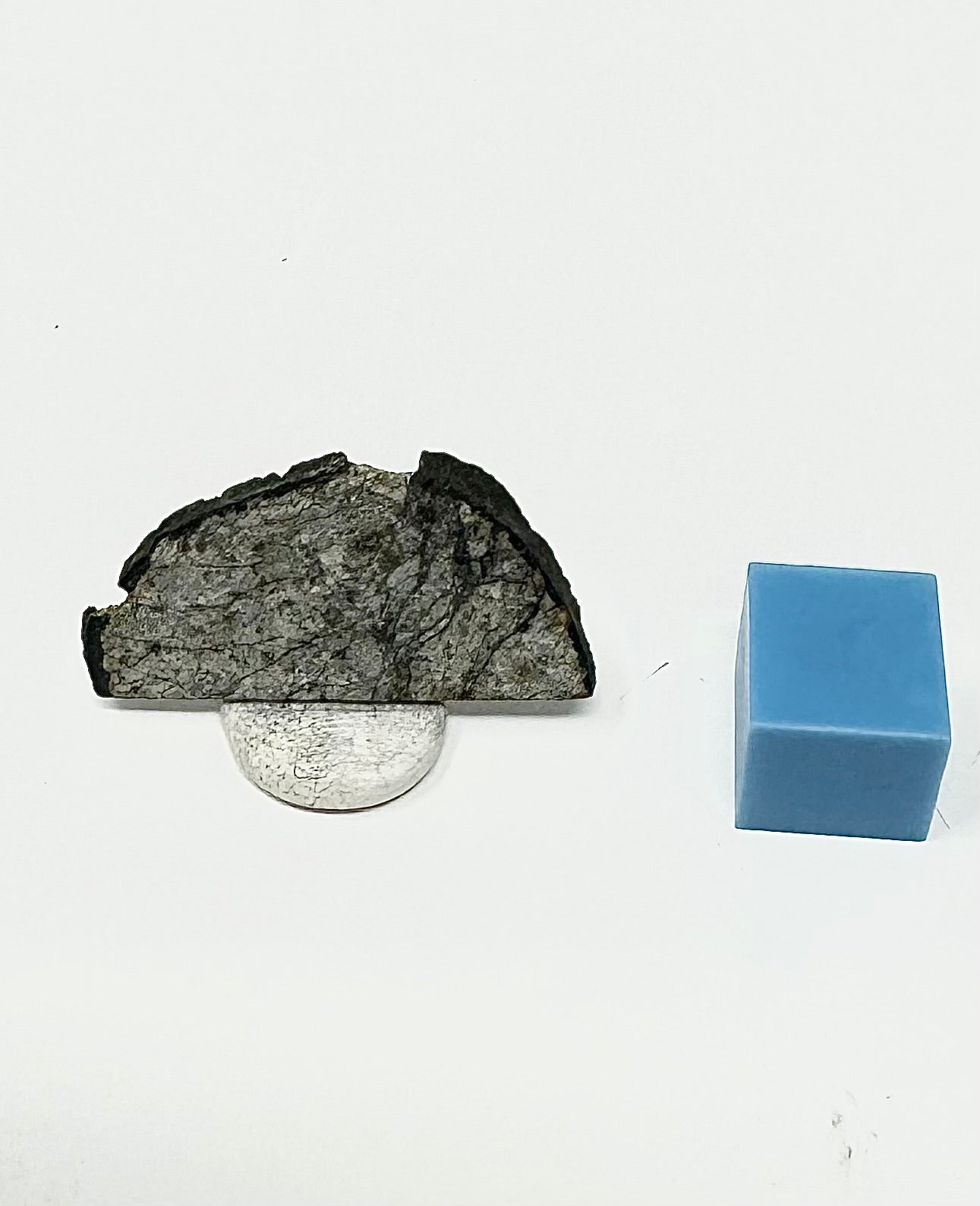 2.0g Chelyabinsk Brecciated Meteorite - Jet Black Crust - Incredibly Fresh and Discovered Immediately After the Fall!