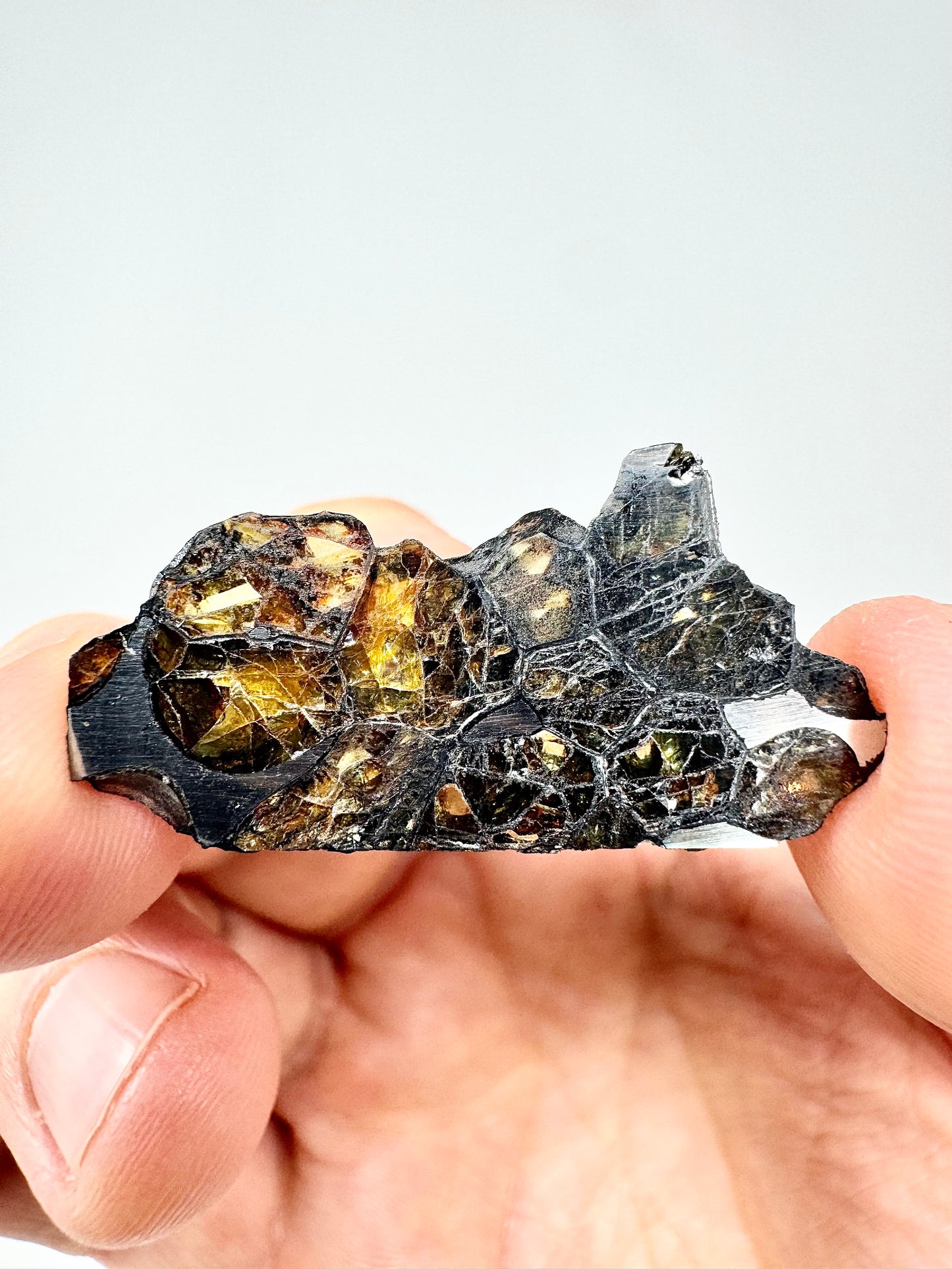 Beautifully Translucent Seymchan Pallasite Meteorite - 3.1g - From An Asteroid
