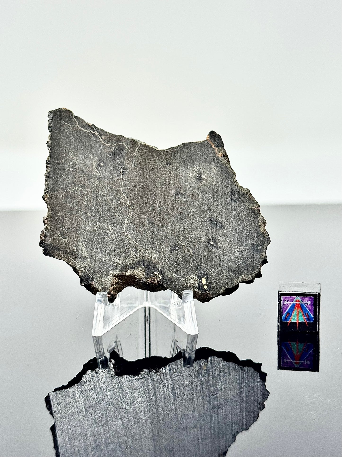 18.1g Stunning, Genuine Martian Meteorite with Aqueous Alteration - Pending Classification - Scientifically Studied Rock From Planet Mars