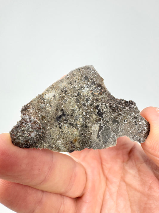 Rare NEA 089 Lunar Troctolitic Melt - END CUT - 20.4g - Lunar Meteorite From Deep Within The Moon’s Crust