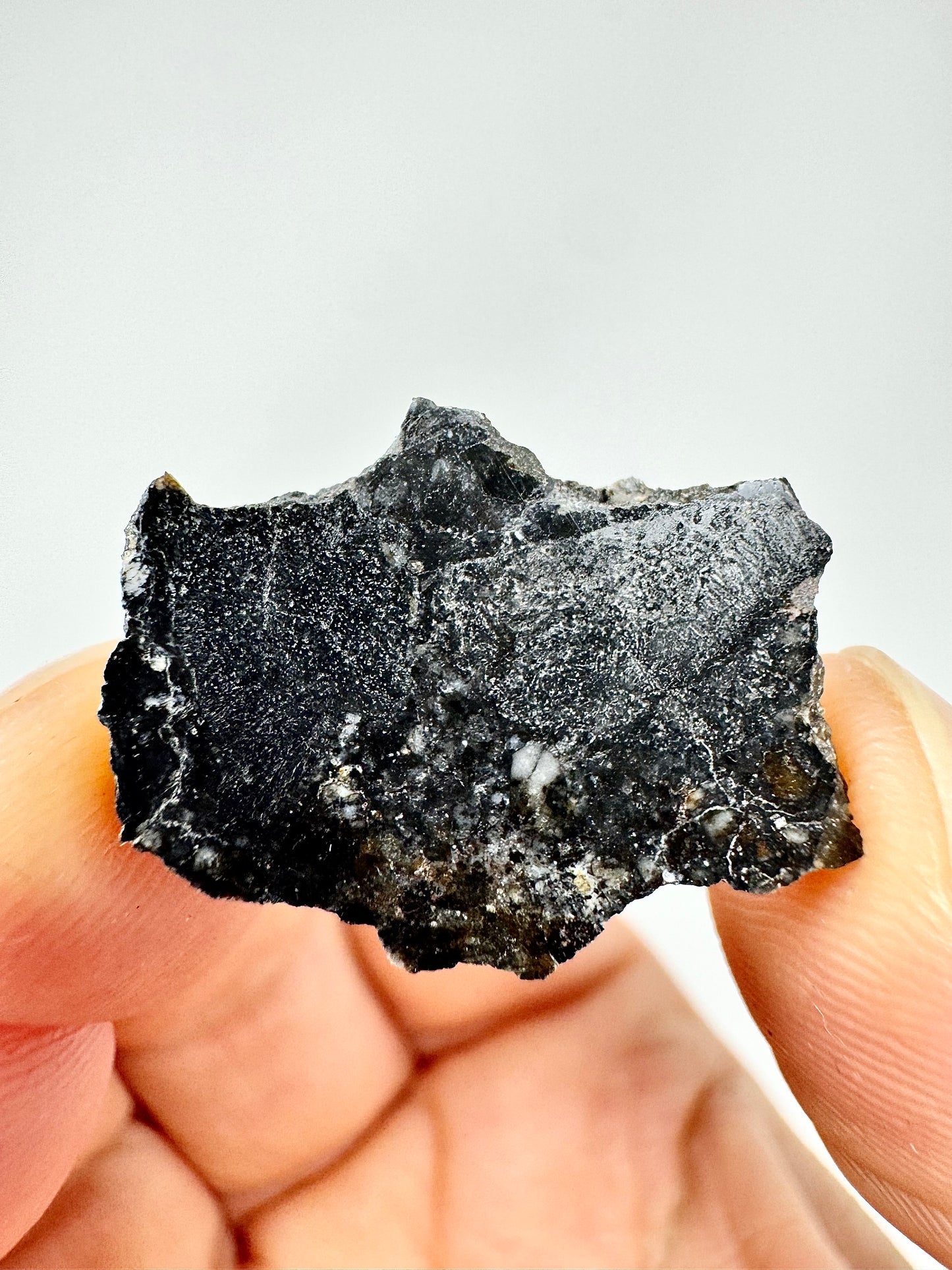 NEW! 2.8g Jaw-Dropping Personal Classification of NWA 18785 Aubrite - Fragmental Monomict Breccia, Enstatite Achondrite Meteorite - Evidence of Possible Linkage To Planet Mercury