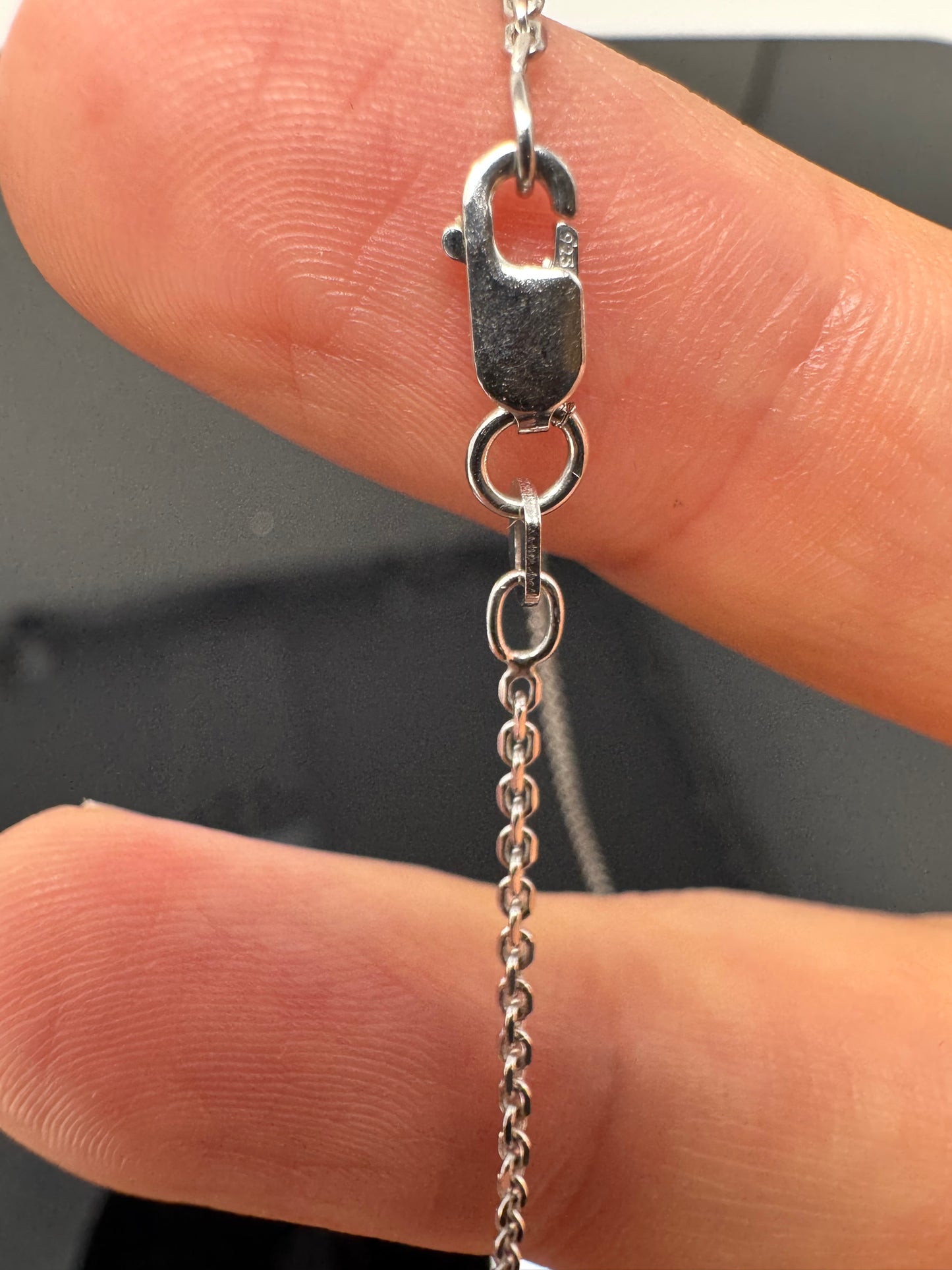 Surface of the Moon Collection: TASSÉDET 004 Meteorite (Asteroid) - Silver .925 Necklace + Chain - Handmade - One of a Kind - Genuine Lunar Dust Mixed In Silver w/ COA