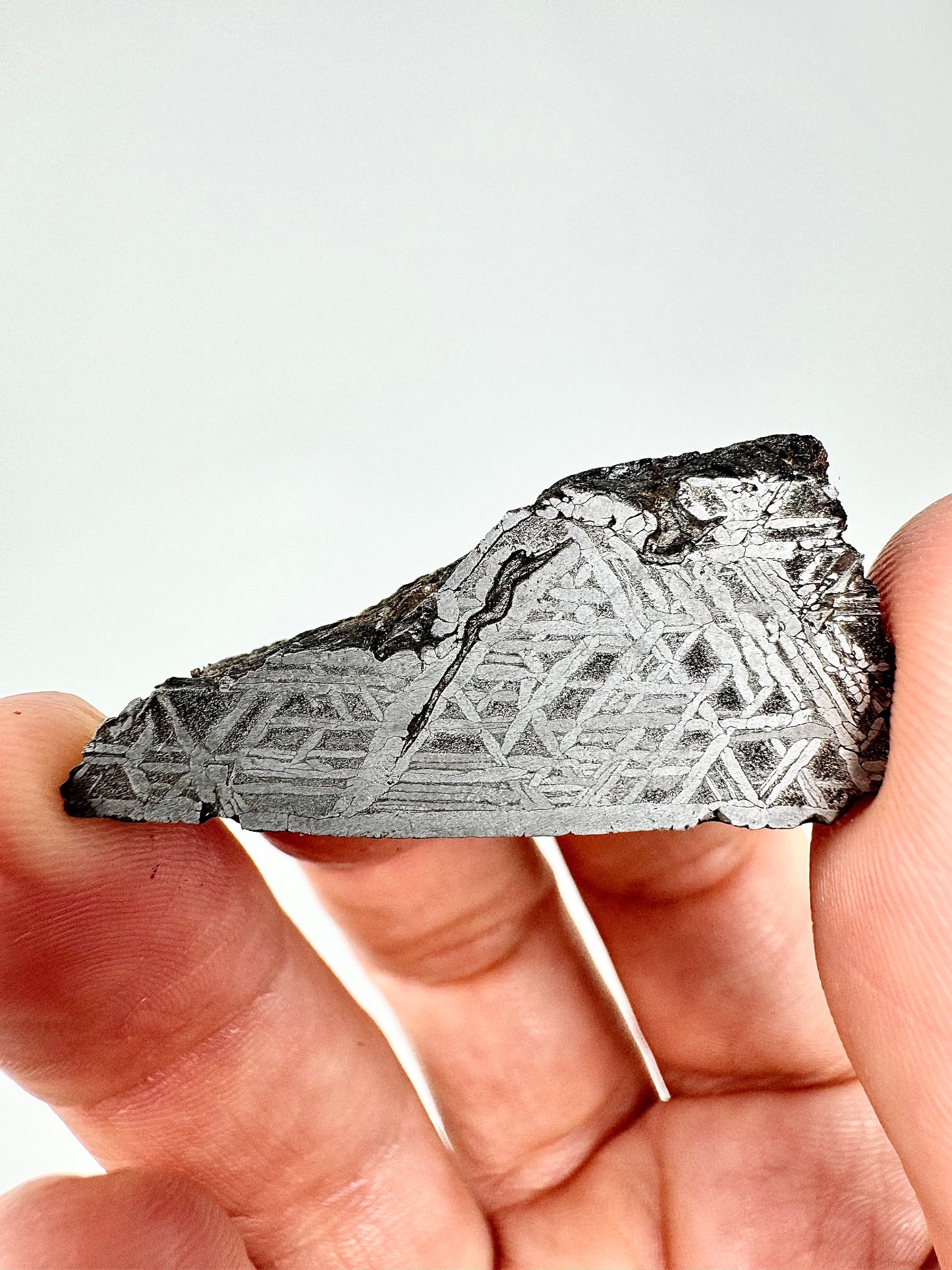 24.2g Aletai Meteorite - Beautiful Pattern - From The Core Of An Asteroid!