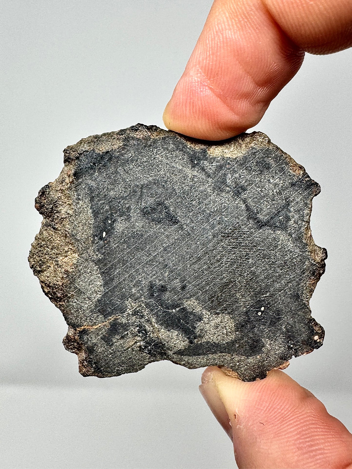 13.4g Genuine Martian Meteorite with Aqueous Alteration - Pending Classification - Scientifically Studied Rock From Planet Mars