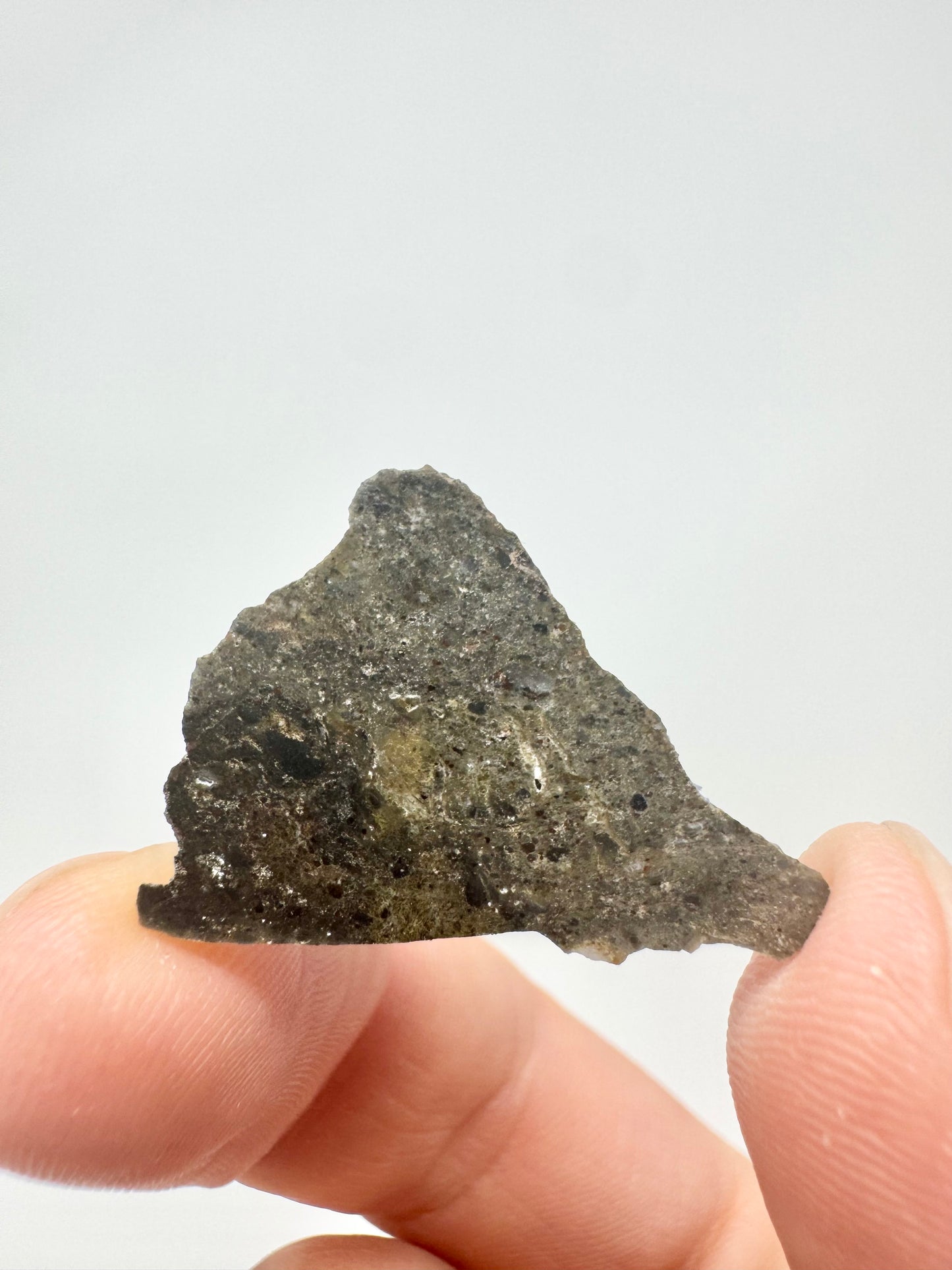 NEW! Rare Lunar Troctolite - 1.9g - Lunar Meteorite From Deep Within The Moon’s Crust