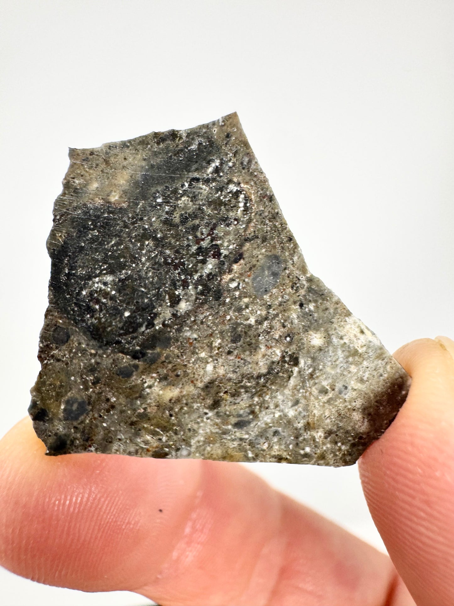 NEW! Rare Lunar Troctolite - 4.1g - Lunar Meteorite From Deep Within The Moon’s Crust