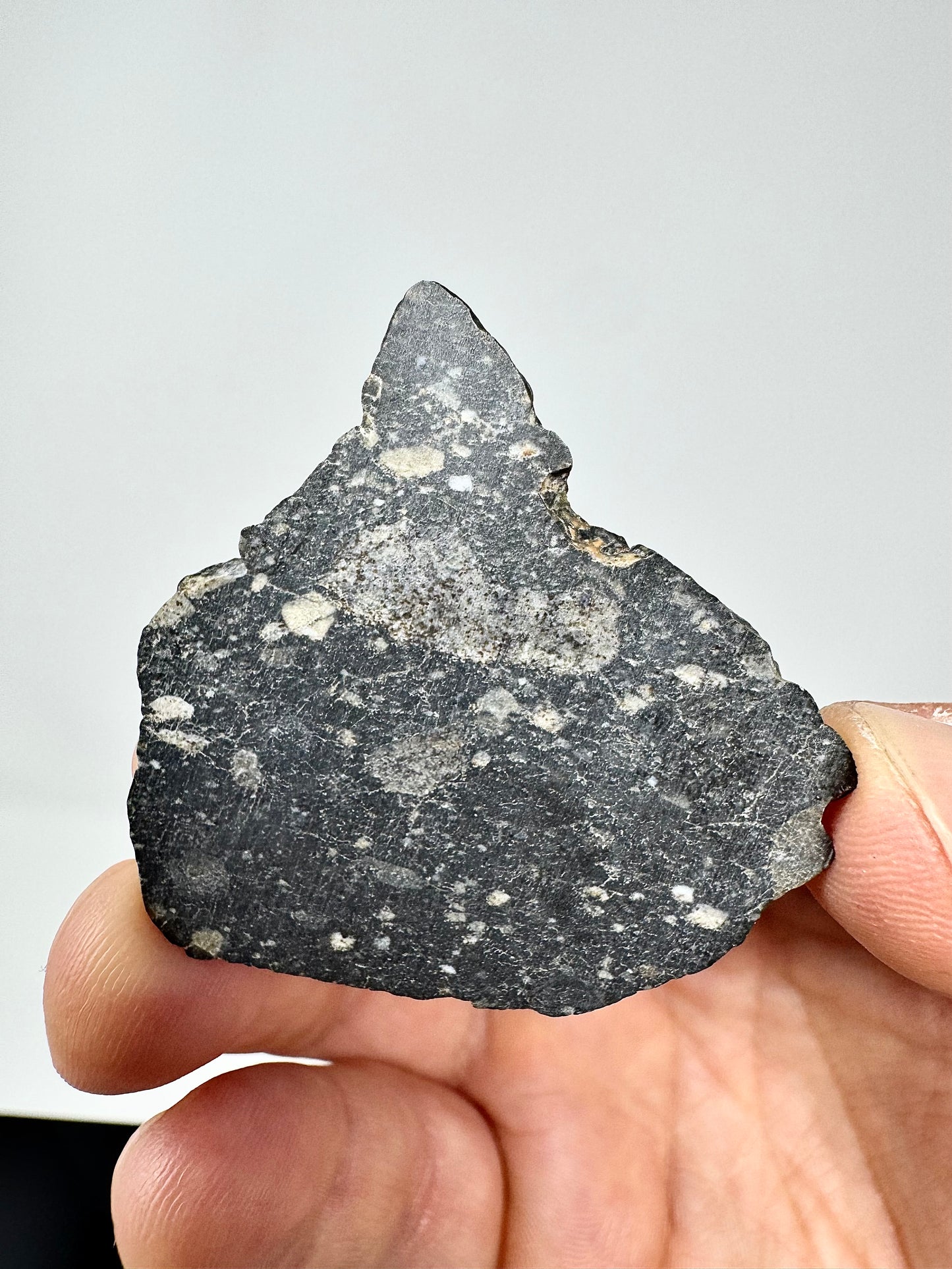 NEW! 6.6g Newly Discovered Lunar Breccia - FULL SLICE - A Genuine Piece Of Our Moon!