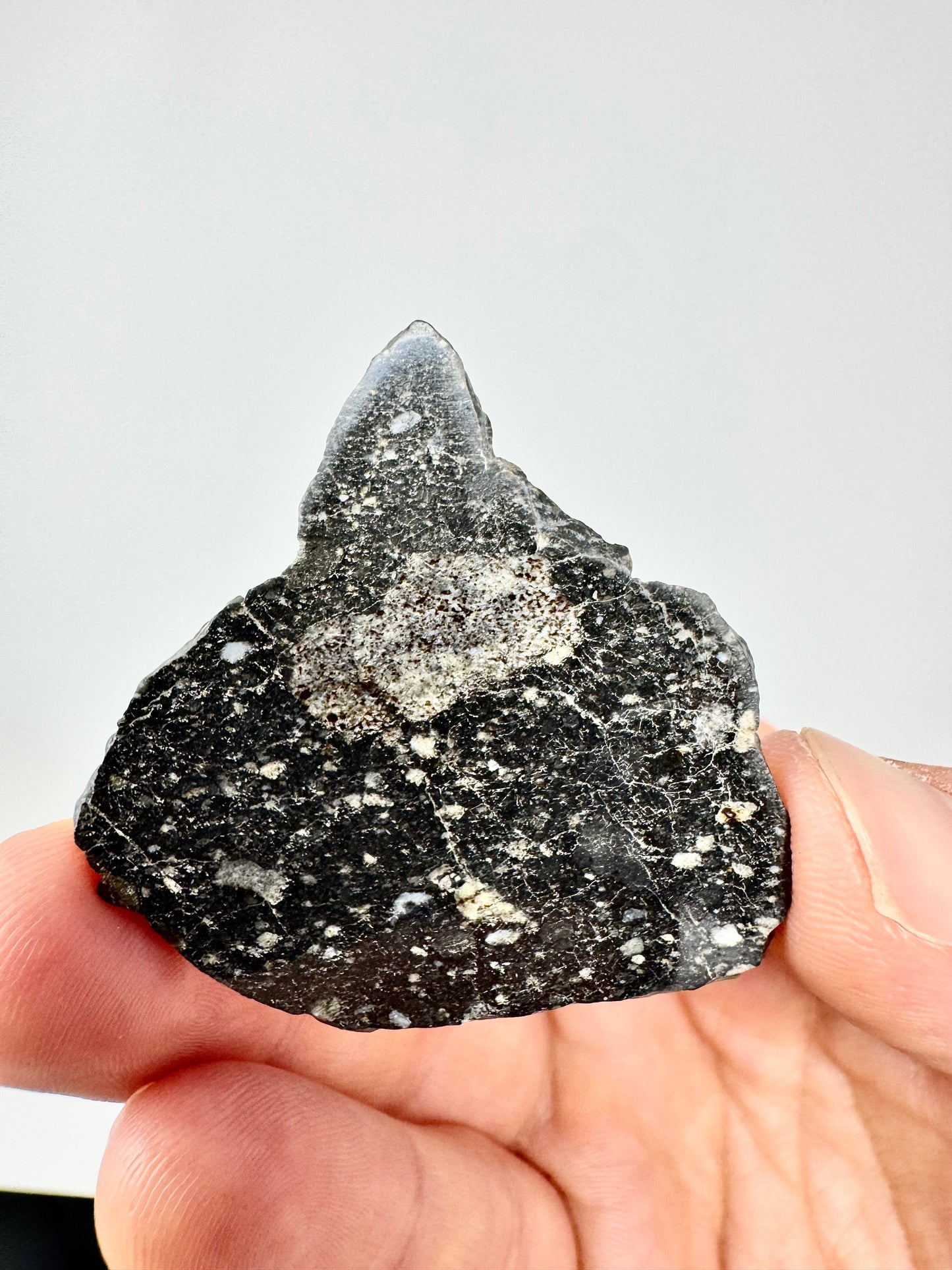 NEW! 6.6g Newly Discovered Lunar Breccia - FULL SLICE - A Genuine Piece Of Our Moon!