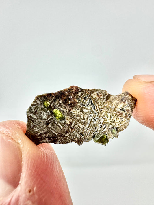 1.4g Erg Chech 002 Meteorite - Translucent Pyroxene Crystals - The Oldest Volcanic Rock in the Solar System!