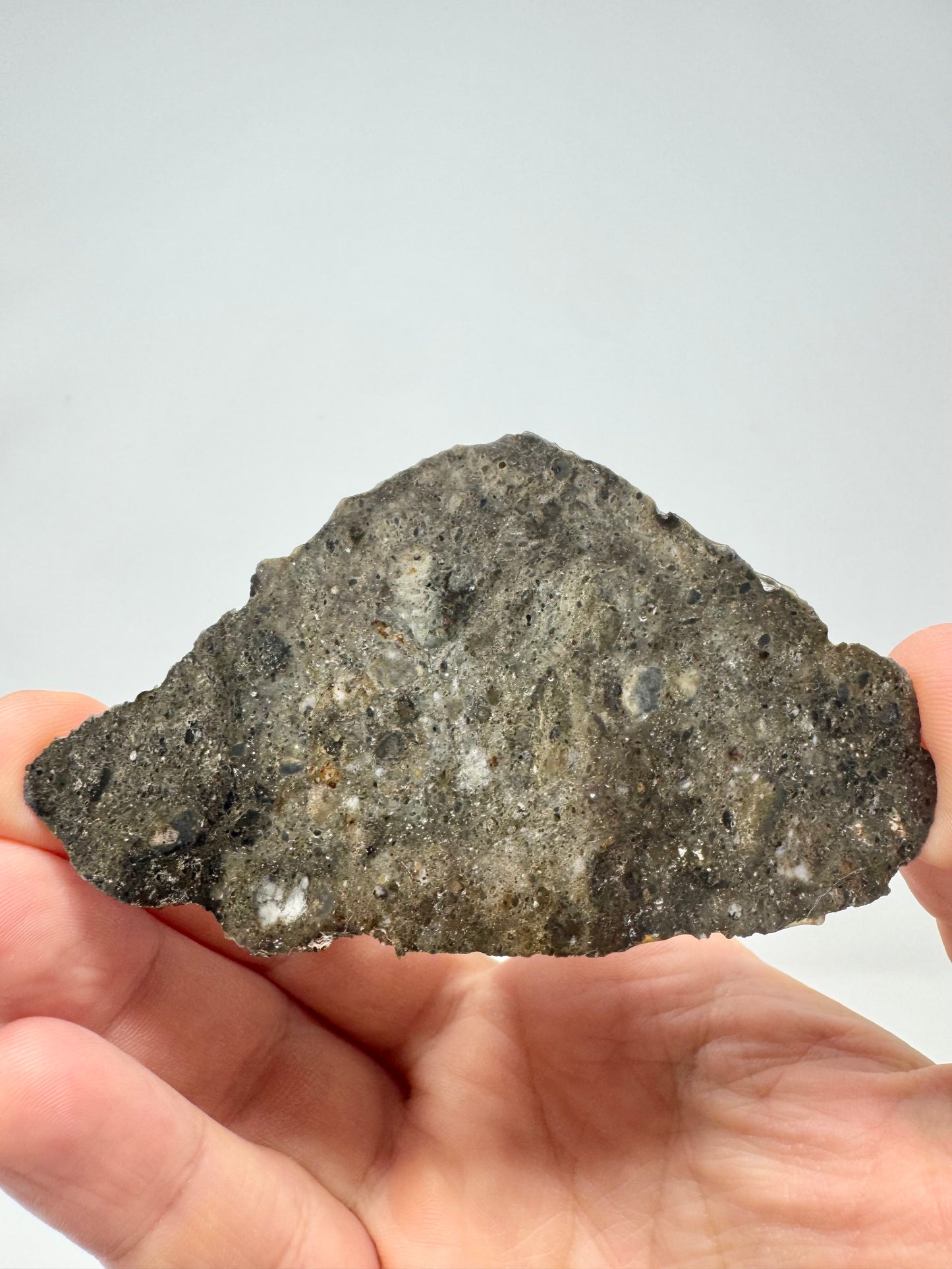NEW! Rare Lunar Troctolite - 10.0g - Lunar Meteorite From Deep Within The Moon’s Crust