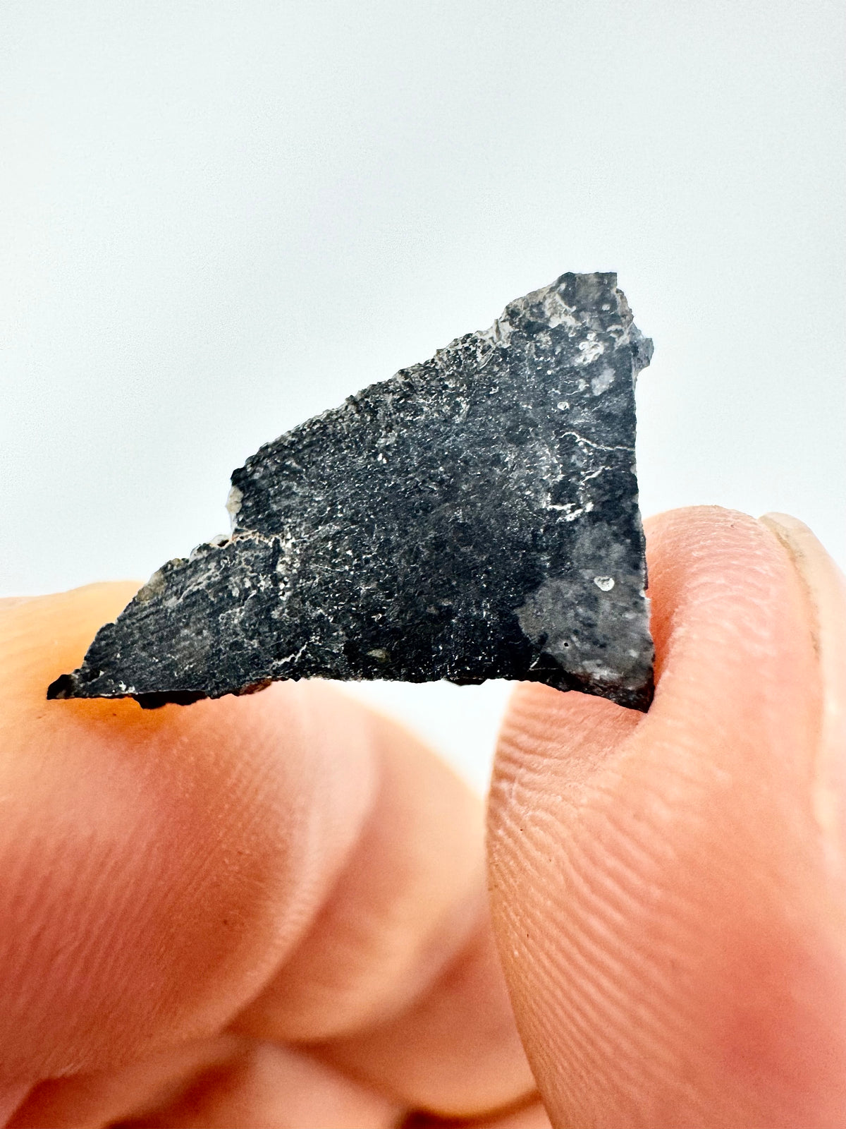 NEW: 0.7g Personal Classification of NWA 18785 Aubrite - Fragmental Monomict Breccia, Enstatite Achondrite Meteorite - Evidence of Possible Linkage To Planet Mercury